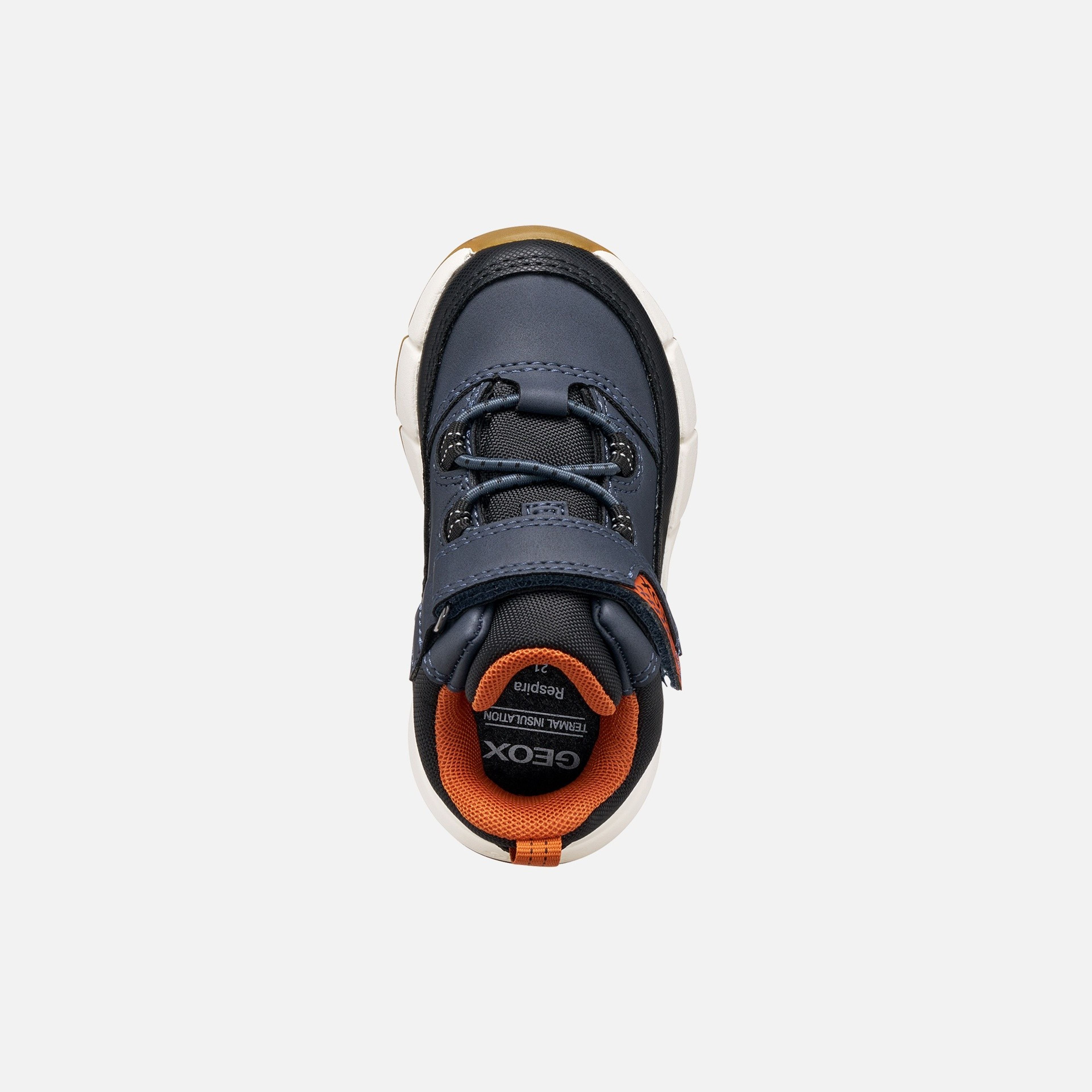 Tmavomodrá chlapčenská členková obuv Geox Flexyper Mini - 006