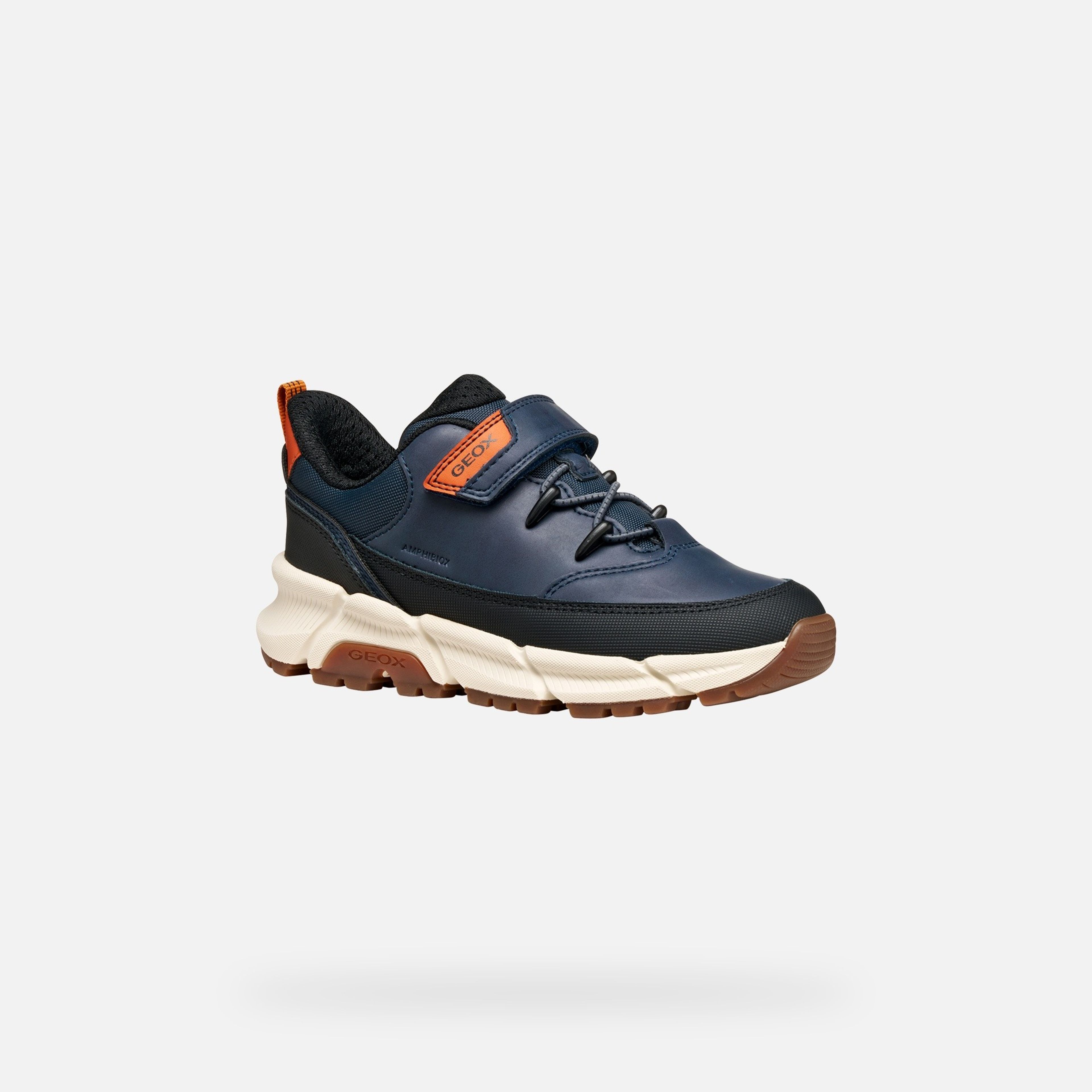 Tmavě modré chlapecké tenisky Geox Flexyper Plus - 003