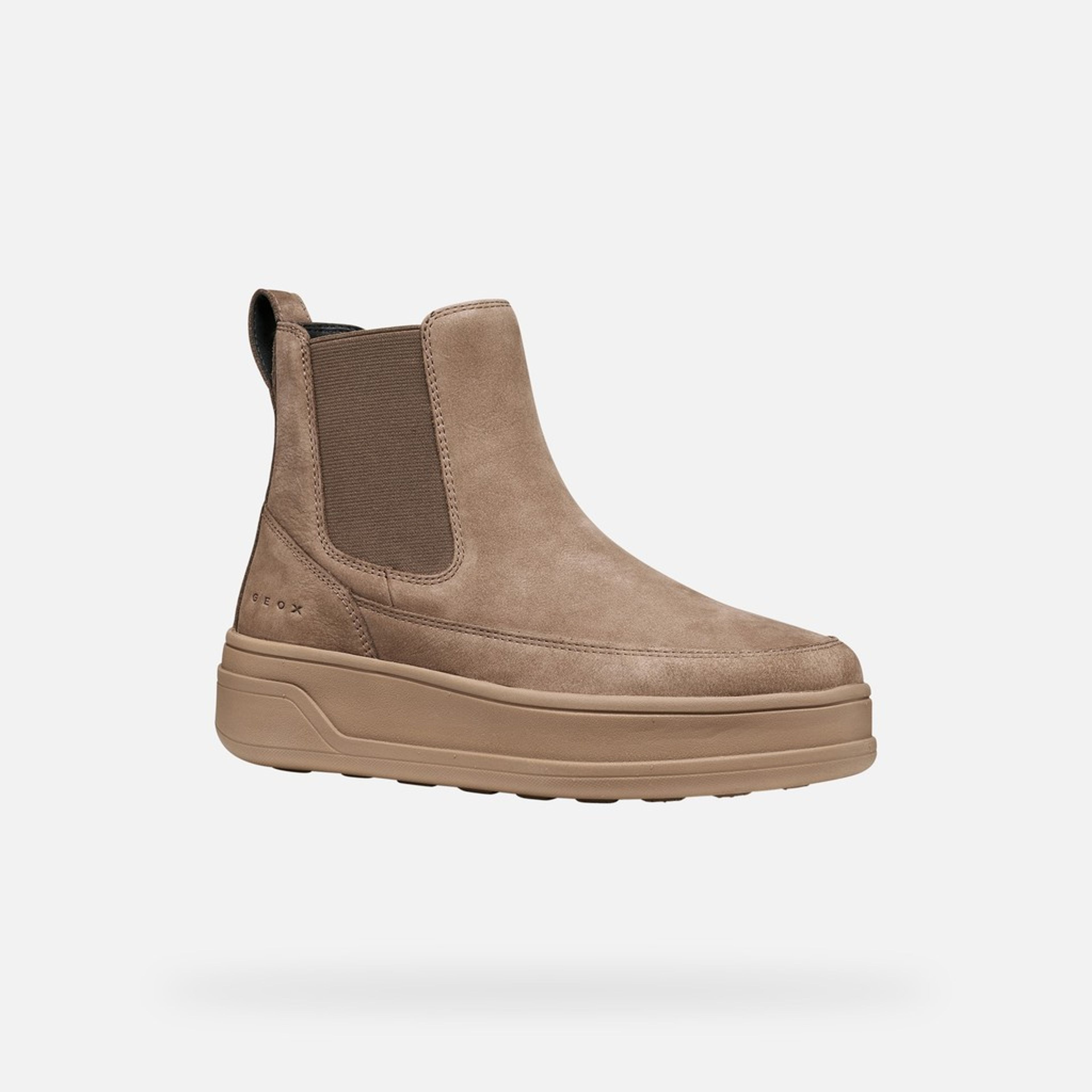 Tmavě hnědá dámská kotníková obuv Geox Spherica Ecub-2 - 003