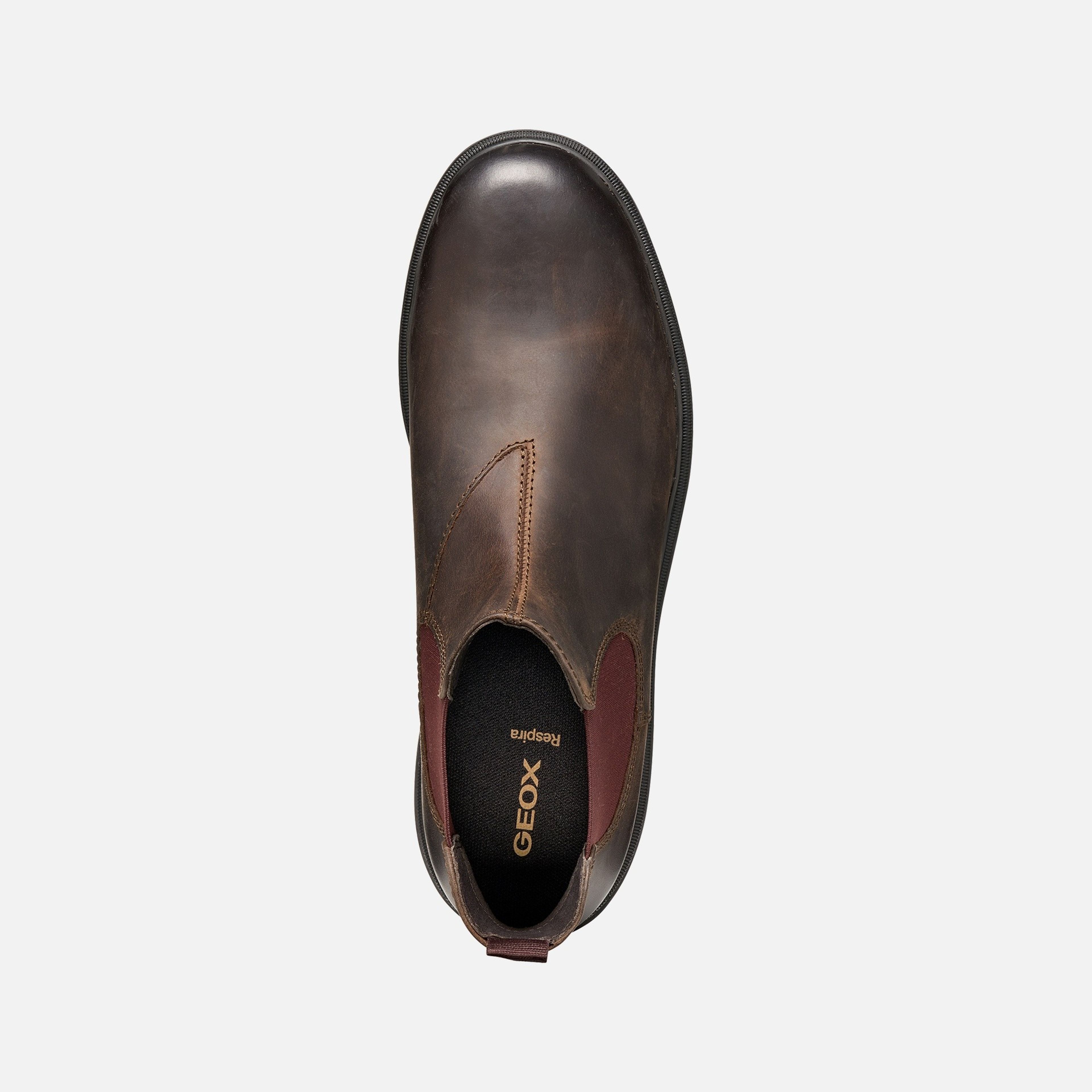 Brązowe męskie buty za kostkę Geox Andalo - 006