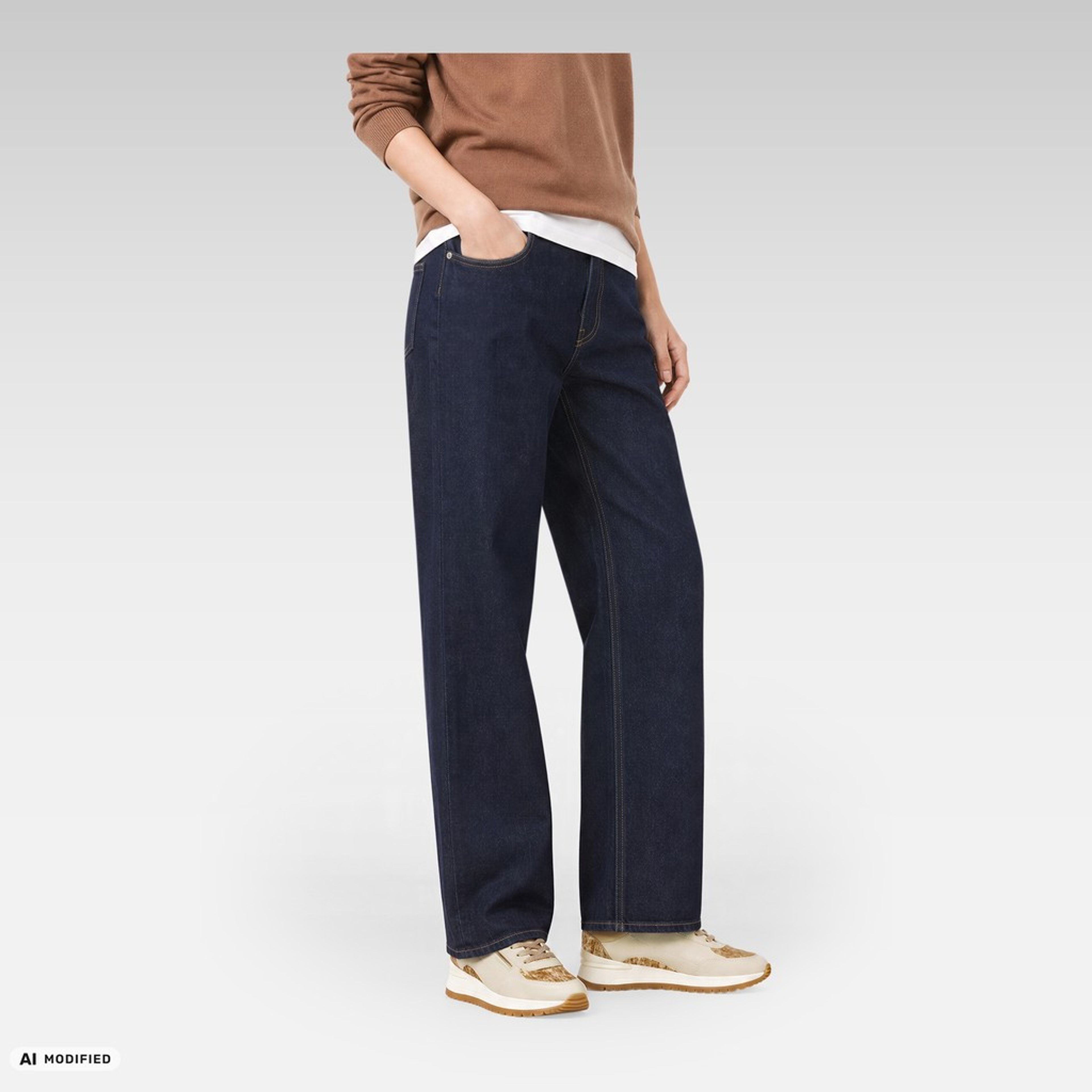 Sneakers crem pentru femei Geox Desya - 008