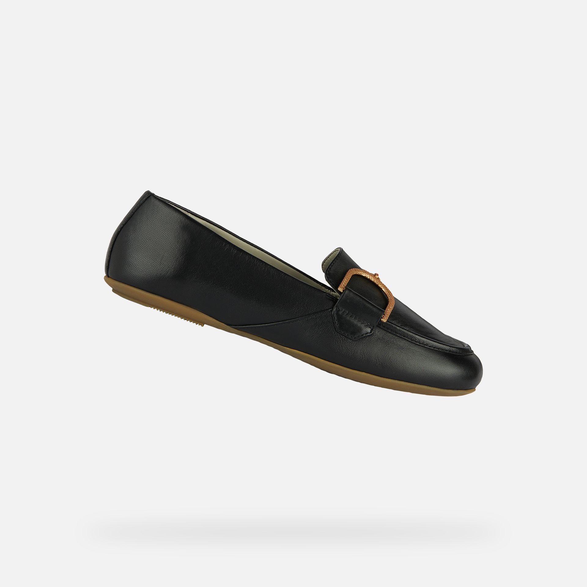 Černé dámské mokasíny Geox Palmaria - 001
