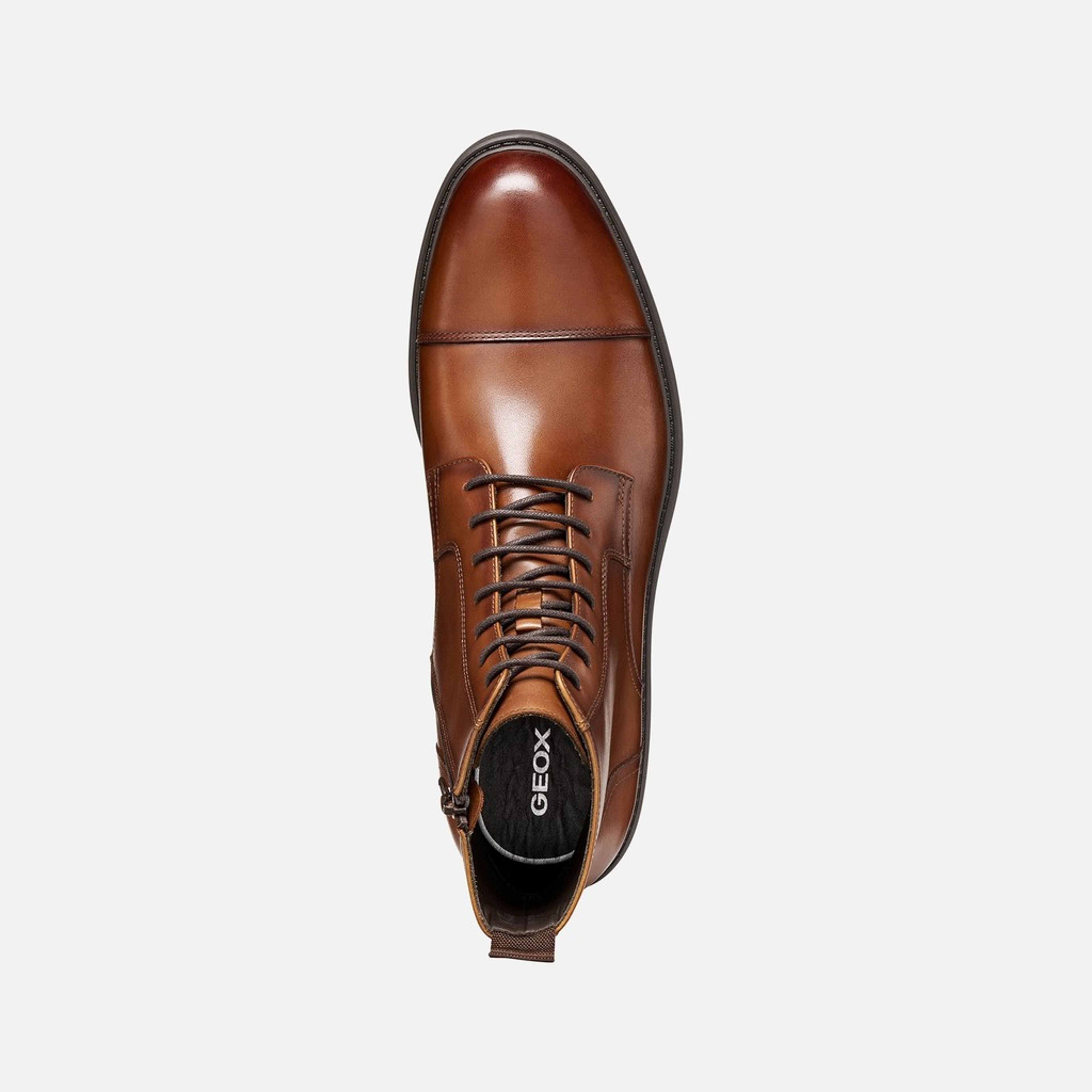 Hnedá pánska členková obuv Geox Walk Pleasure - 006