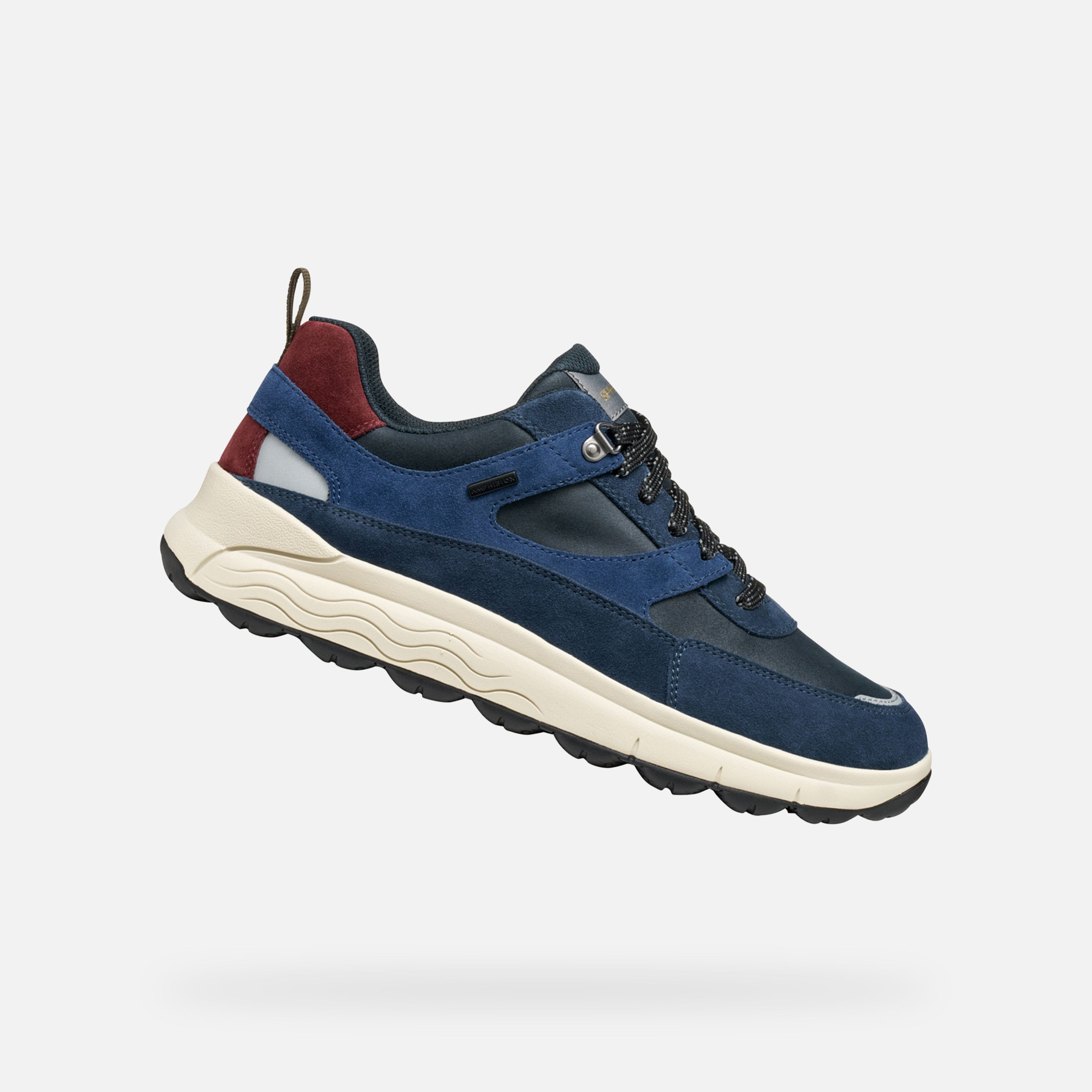 Niebieskie trampki męskie Geox Spherica 4X4 B ABX