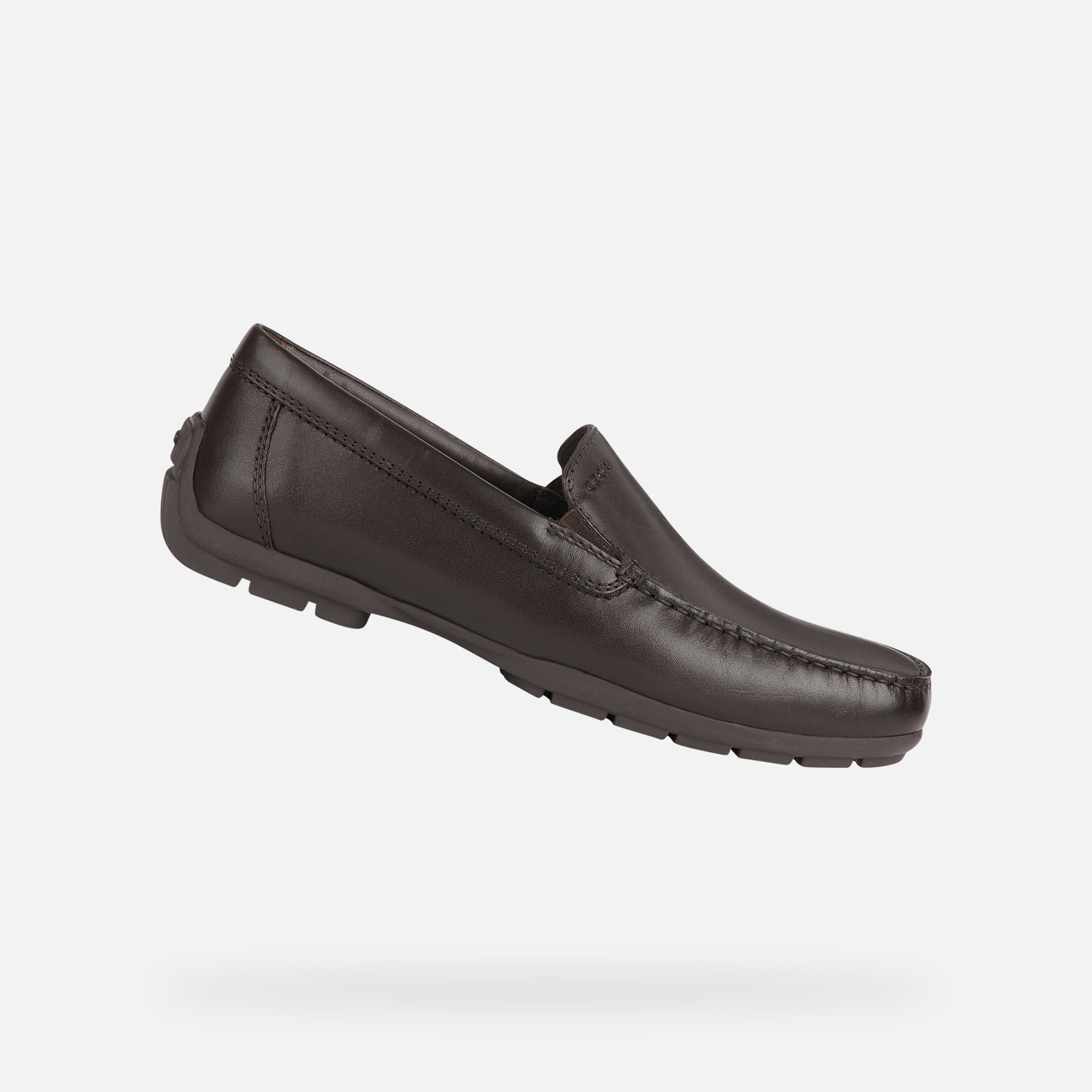 Hnedé pánske mokasíny Geox Moner W 2fit