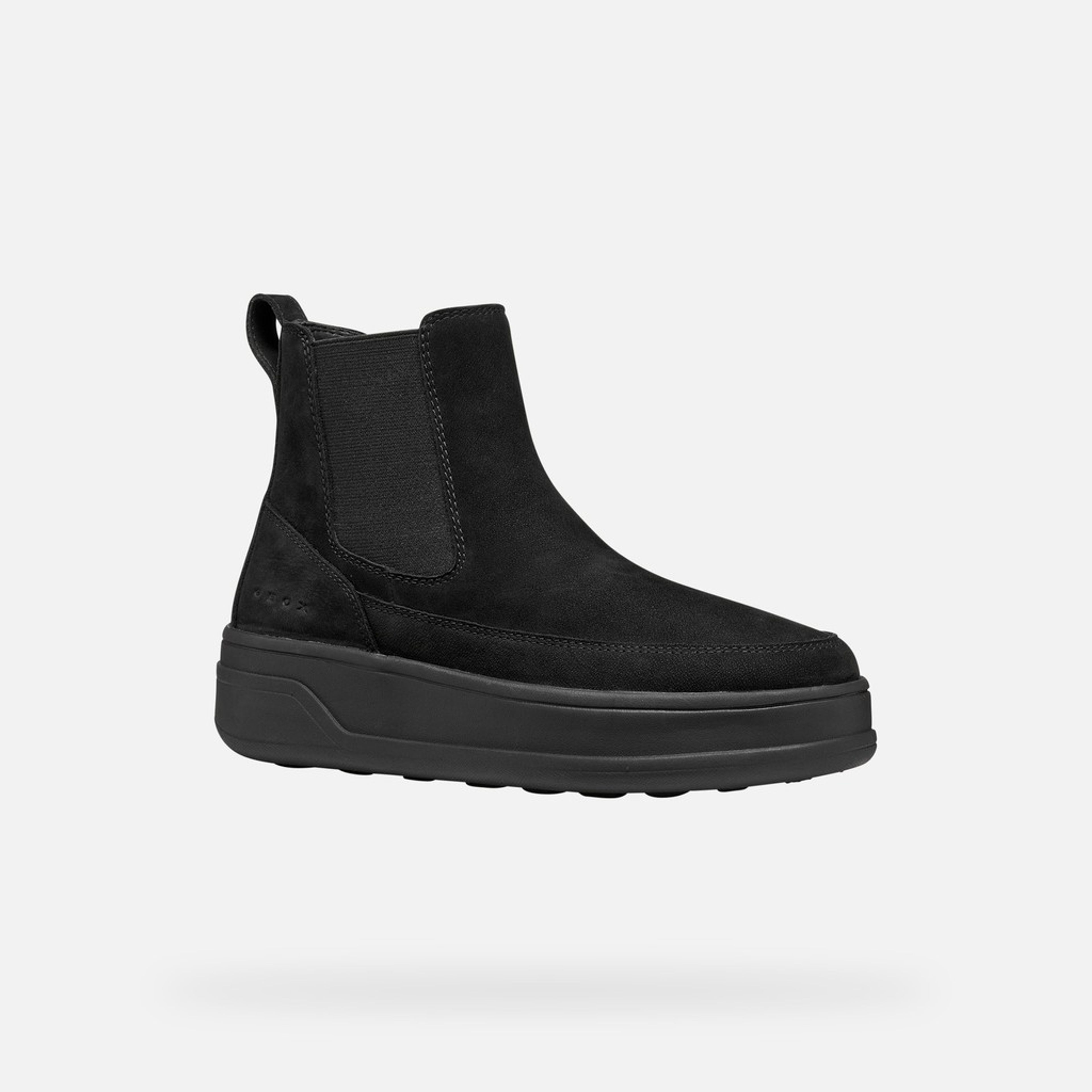 Černá dámská kotníková obuv Geox Spherica Ecub-2 - 003