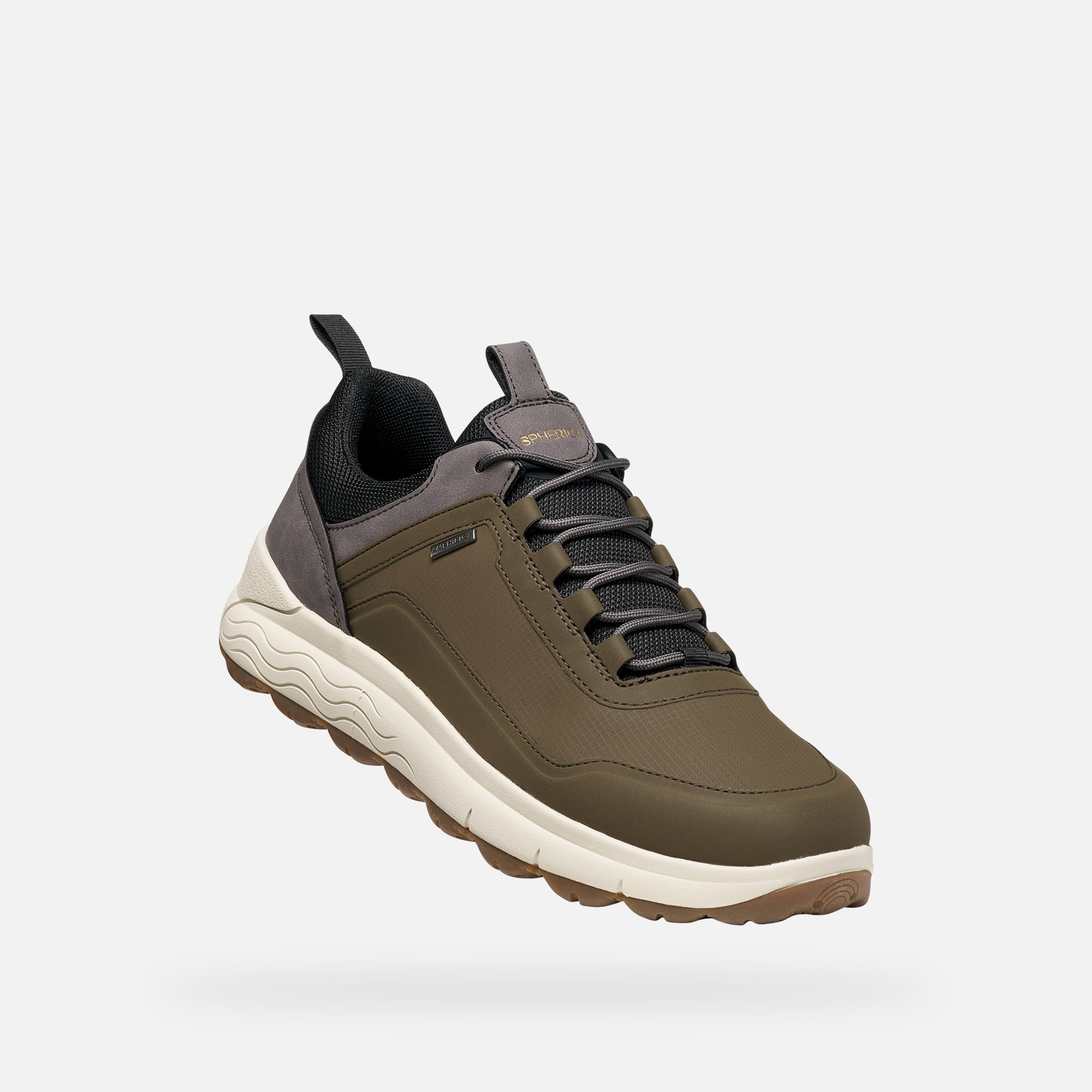 Khaki pánske tenisky Geox Spherica 4X4 B ABX - 006