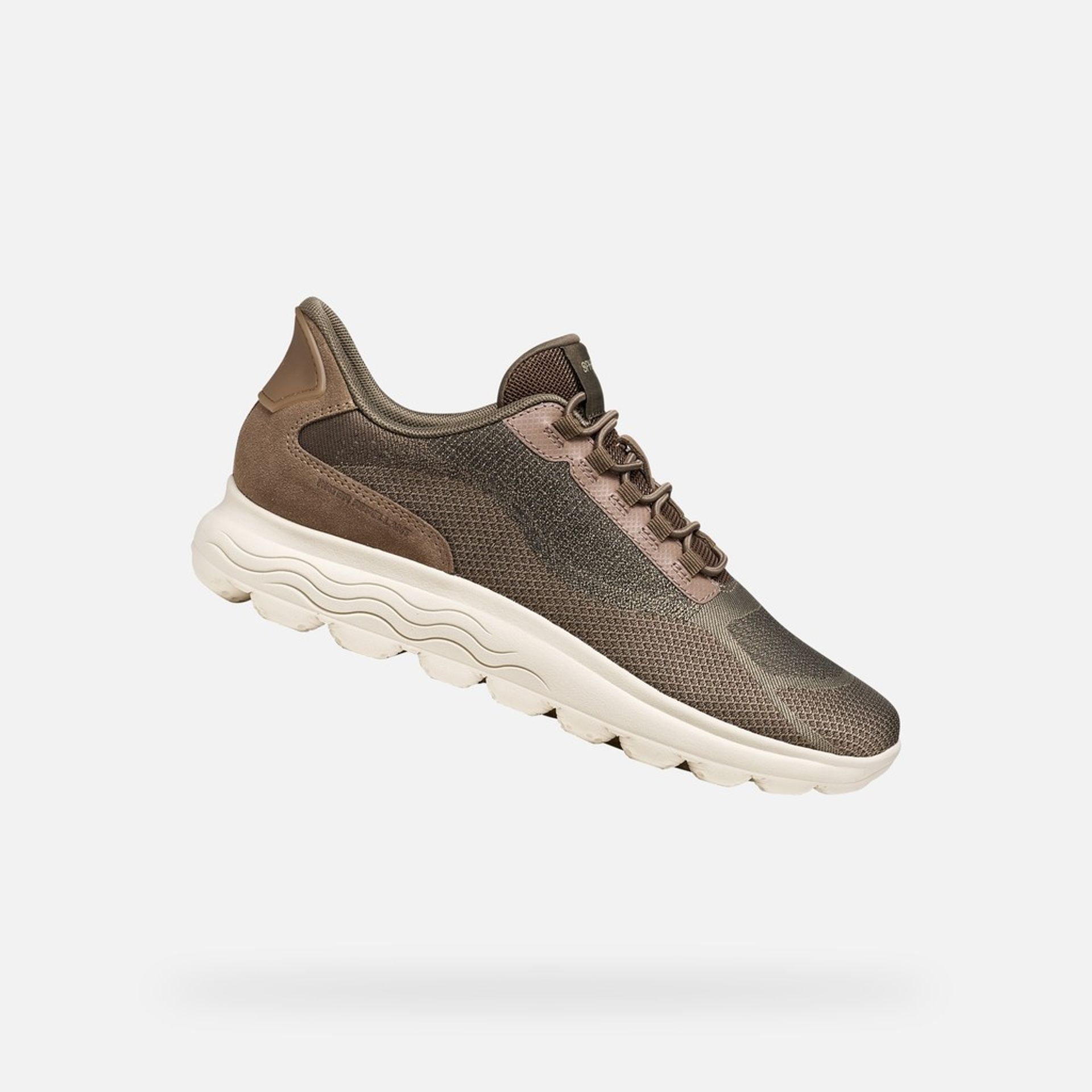 Tmavě hnědé dámské tenisky Geox Spherica Plus - 001