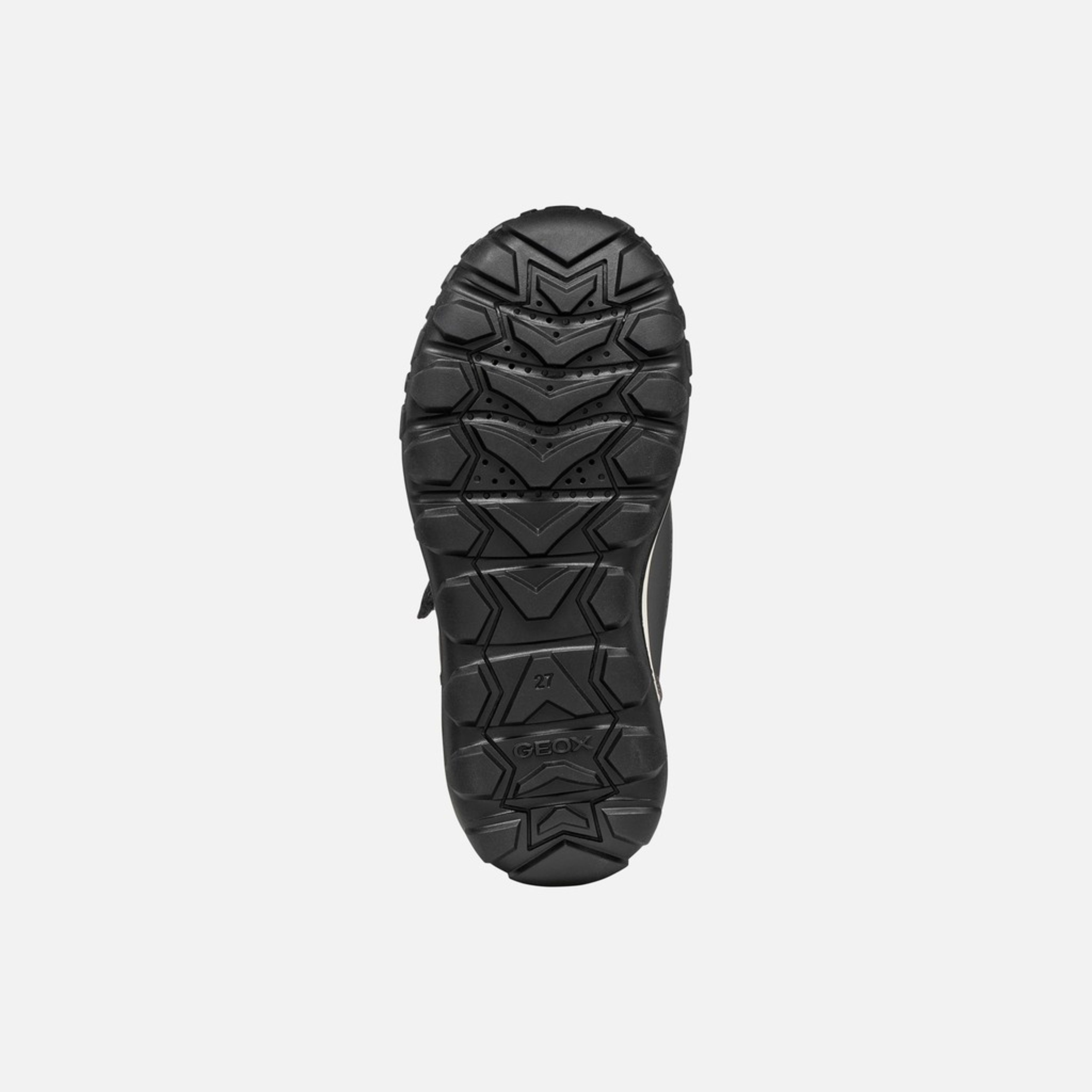 Ciemnoszare buty zimowe dla dziewczynek Geox Trekkyup - 007