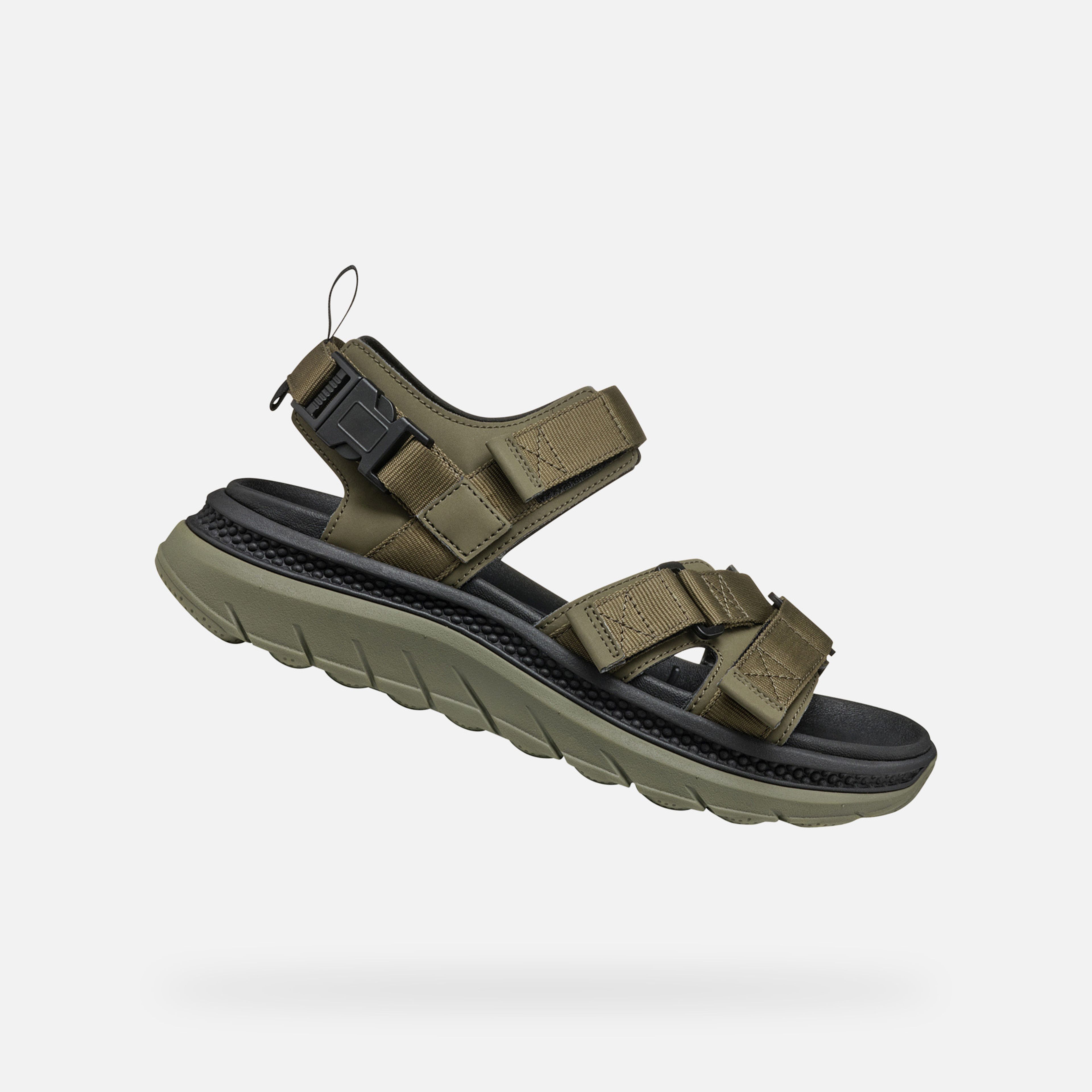 Khaki pánské sandály Geox Spherica Actif X S