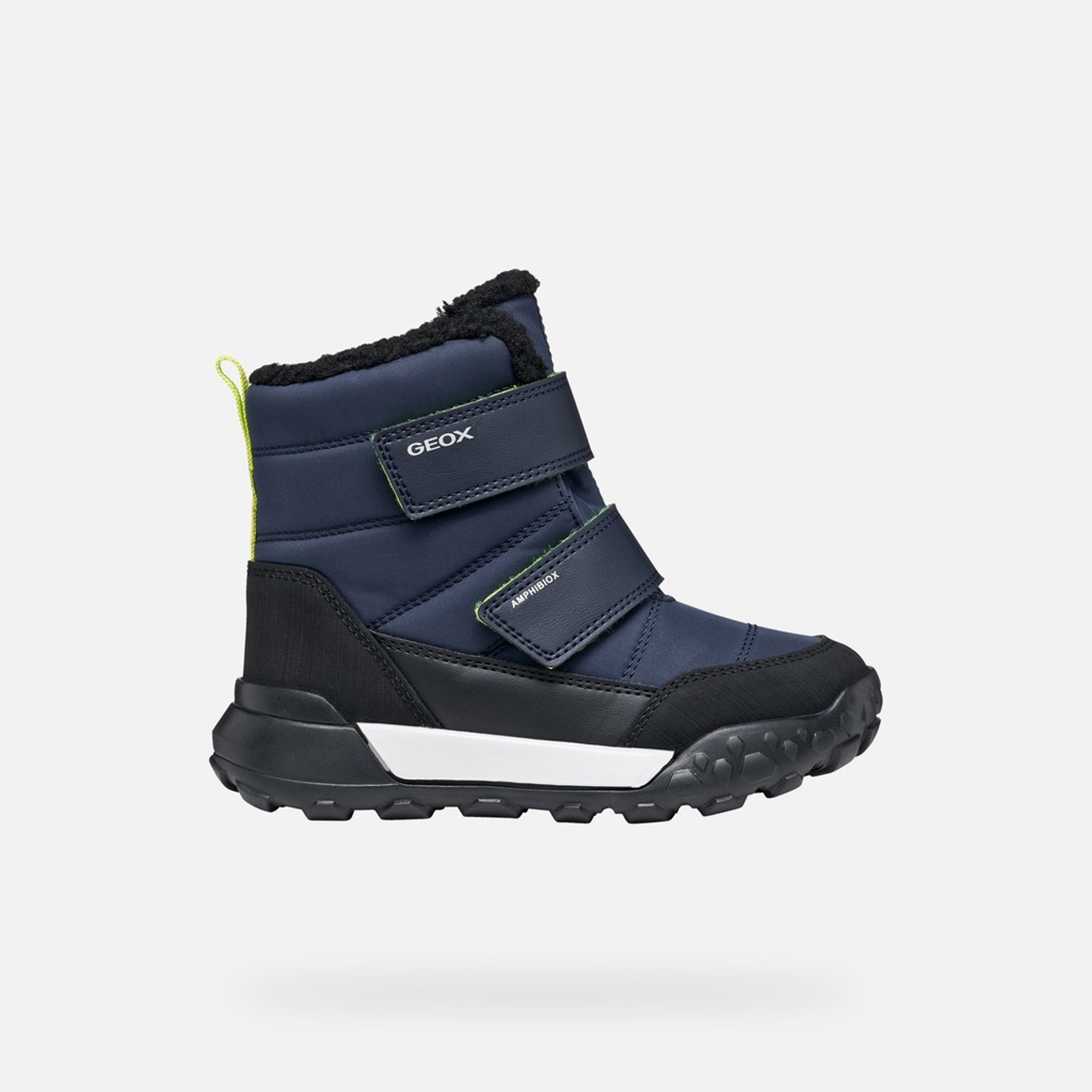 Granatowe buty zimowe dla chłopców Geox Trekkyup - 002