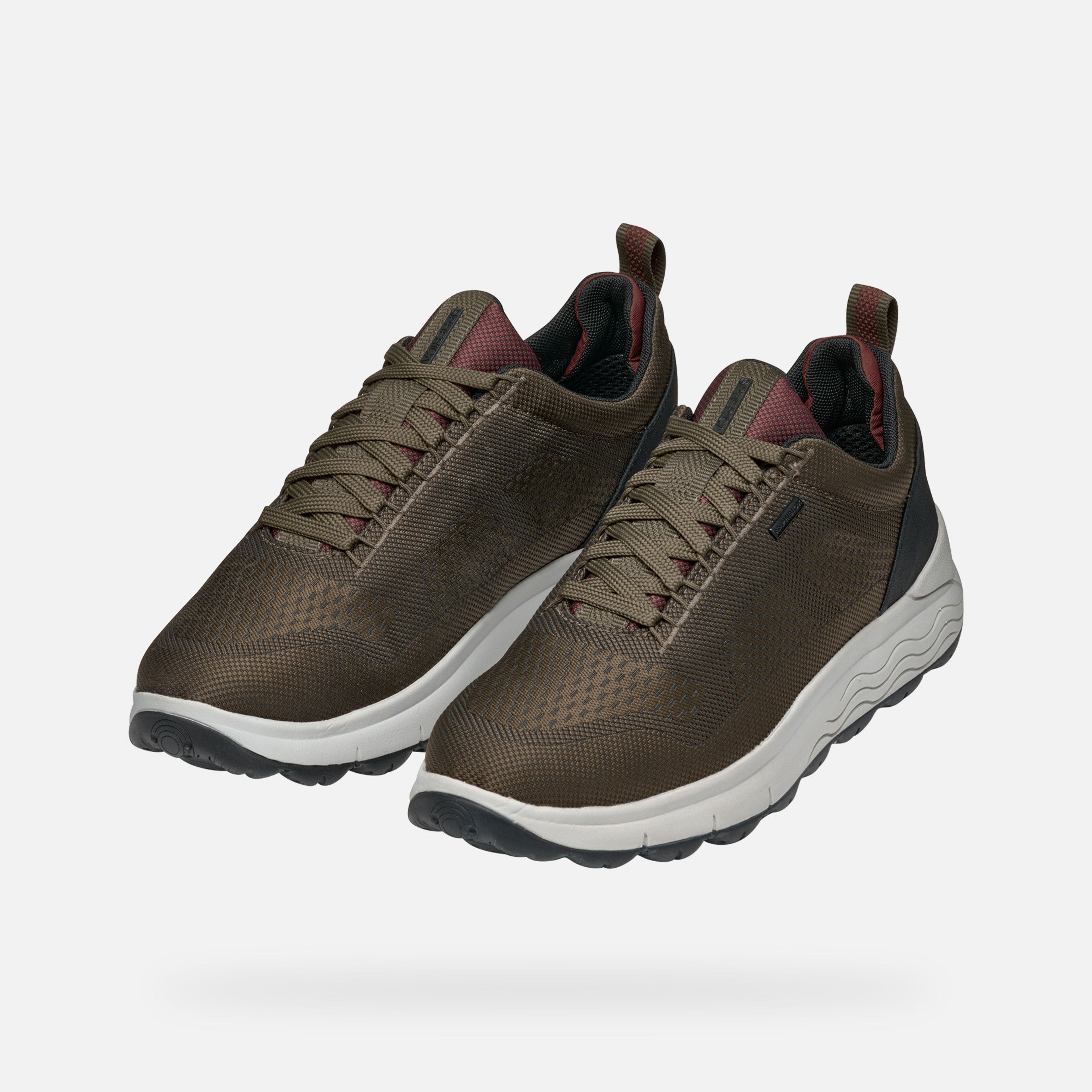 Khaki pánské tenisky Geox Spherica 4x4 B ABX - 009