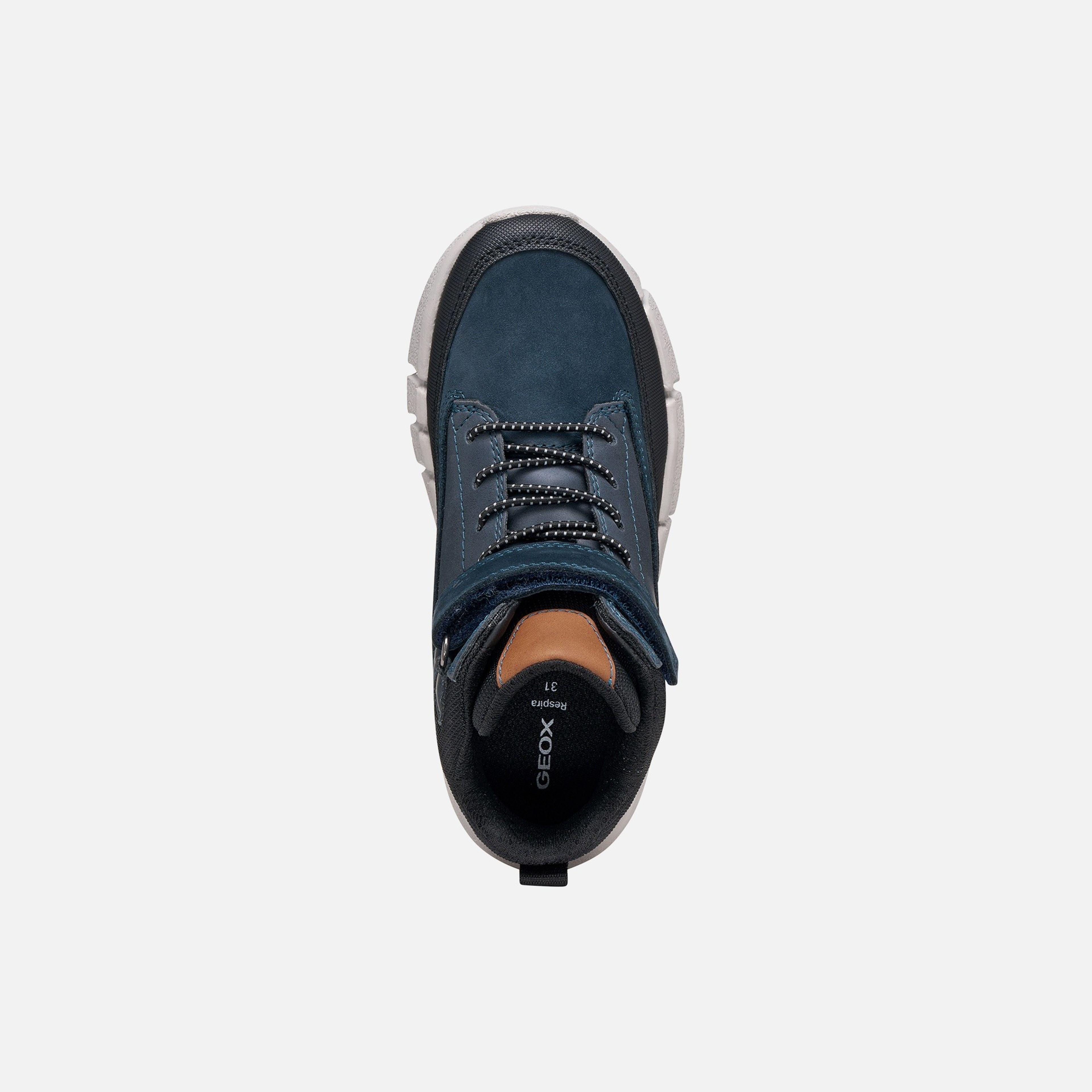 Tmavomodrá chlapčenská členková obuv Geox Flexyper - 005
