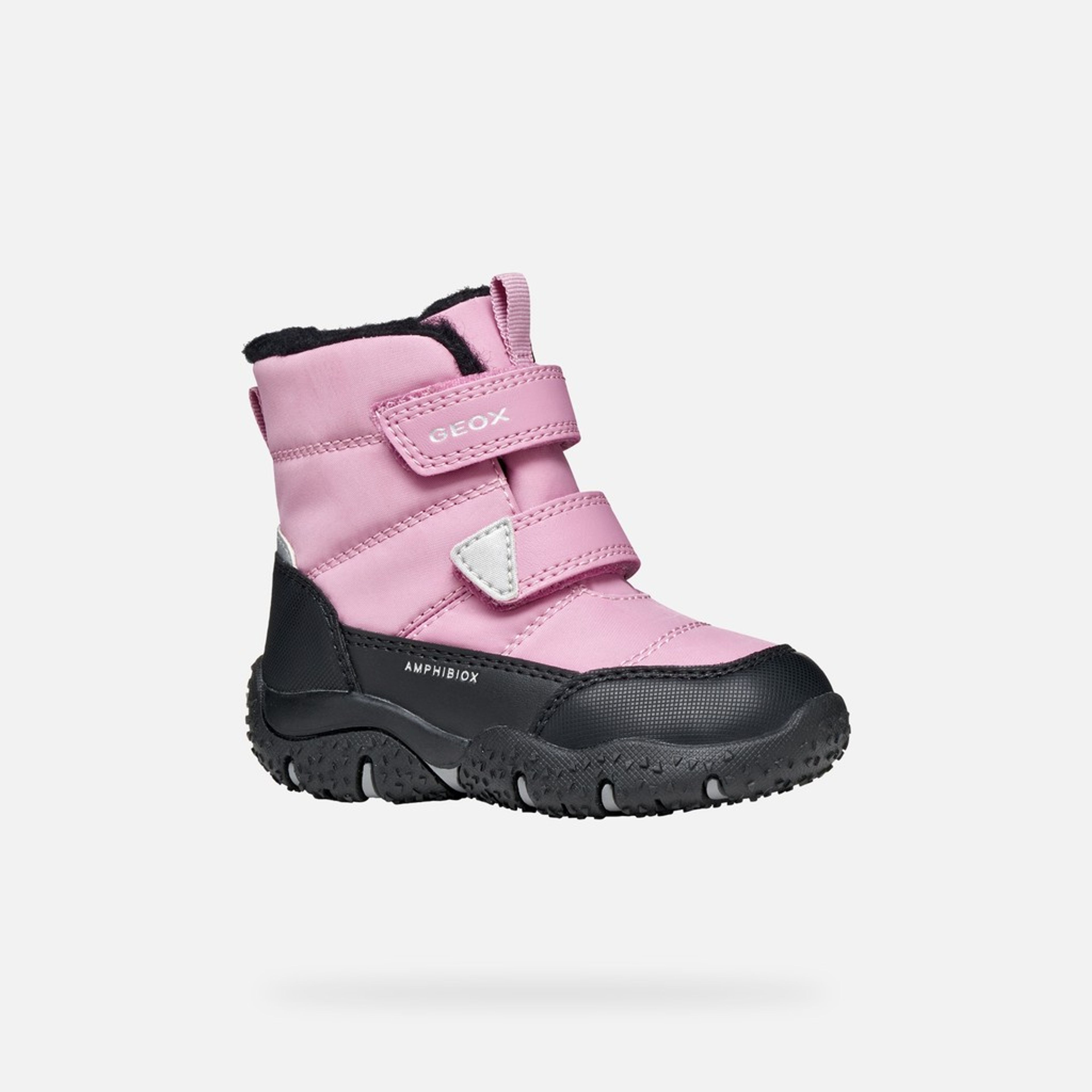 Różowe buty zimowe dla dziewczynek Geox Baltic B ABX - 003