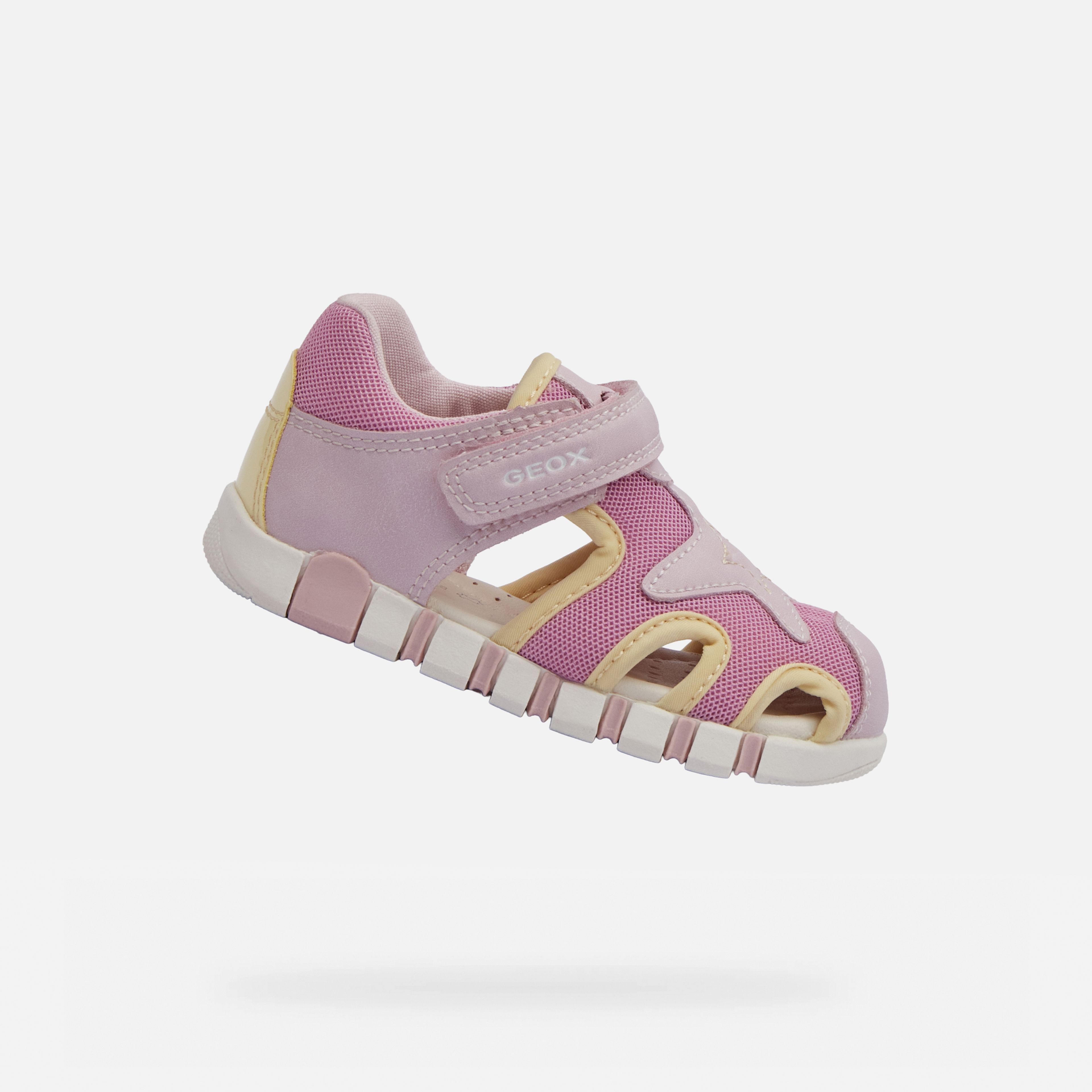 Dievčenské prvé kroky Geox Iupidoo Pink
