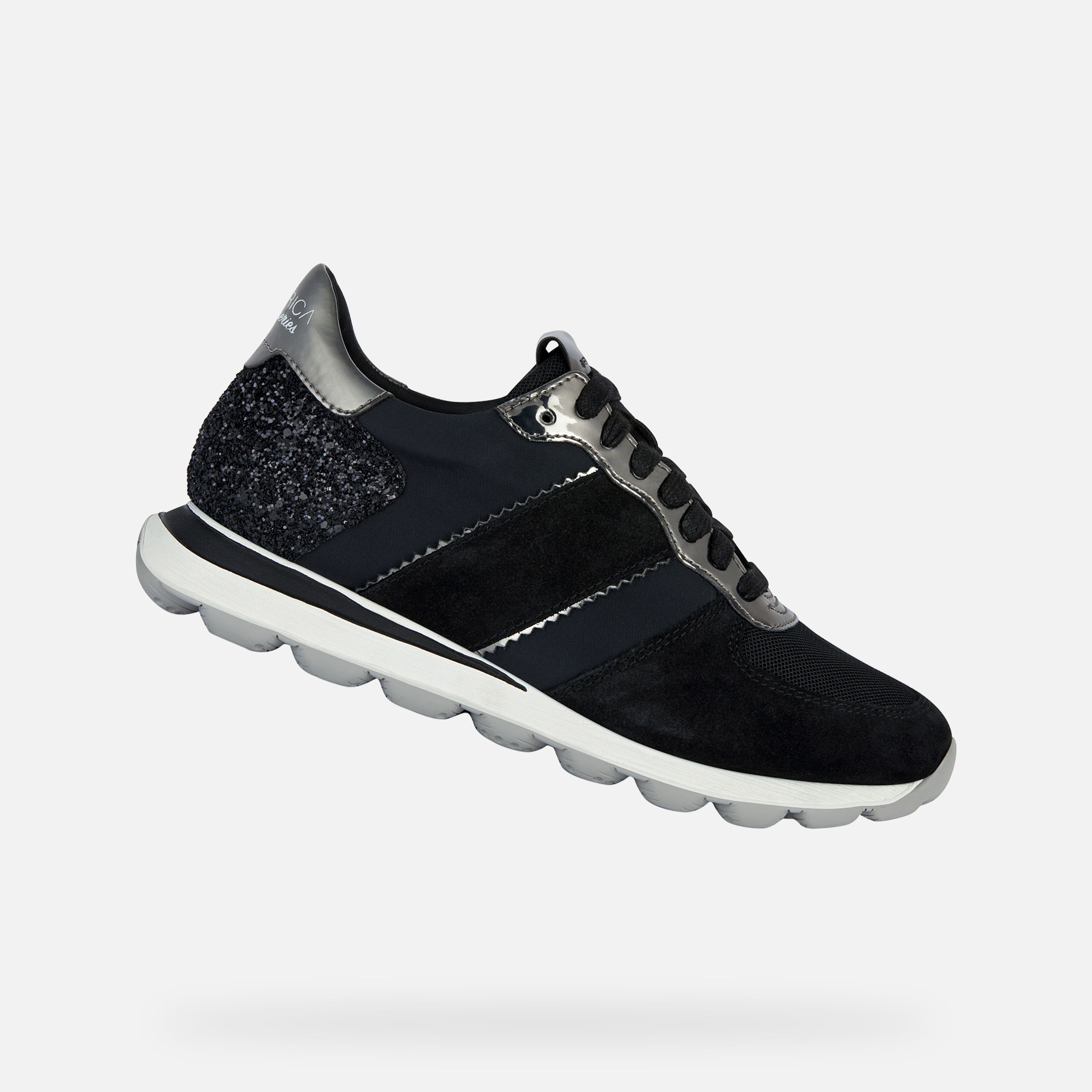 Černé dámské tenisky Geox Spherica Vseries