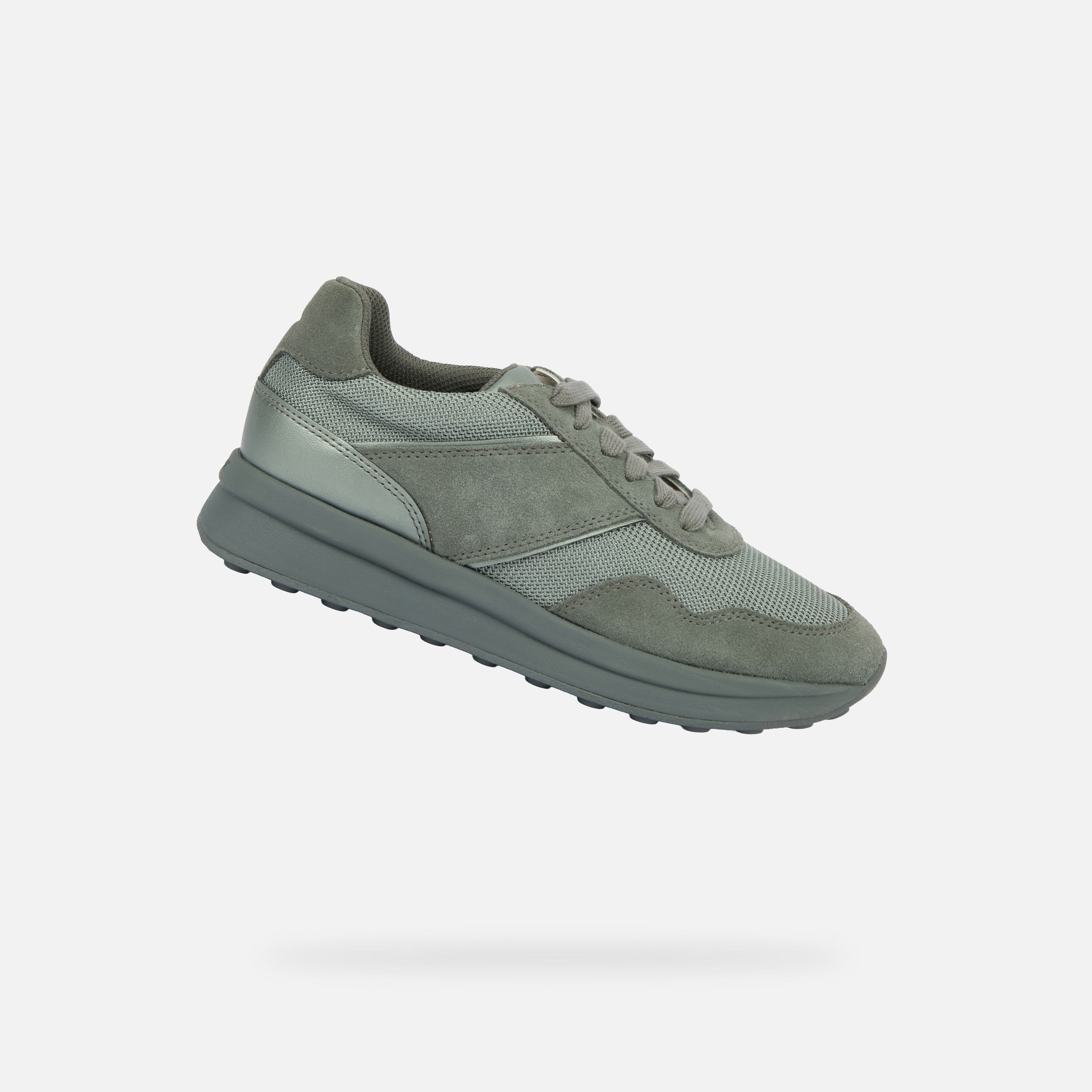 Turkusowe damskie sneakersy Geox Runntix