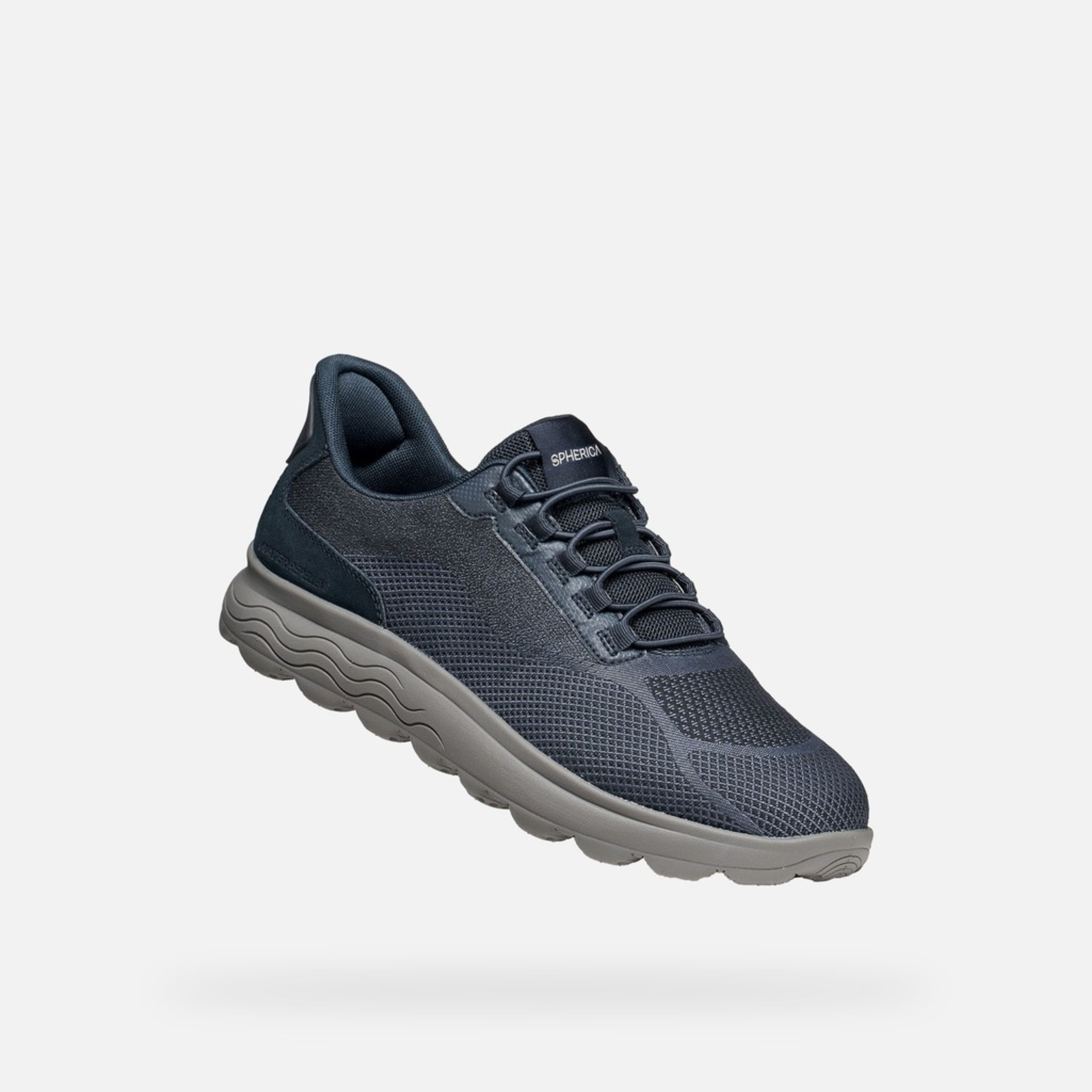 Sneakers albastru închis pentru bărbați Geox Spherica Plus WR - 005