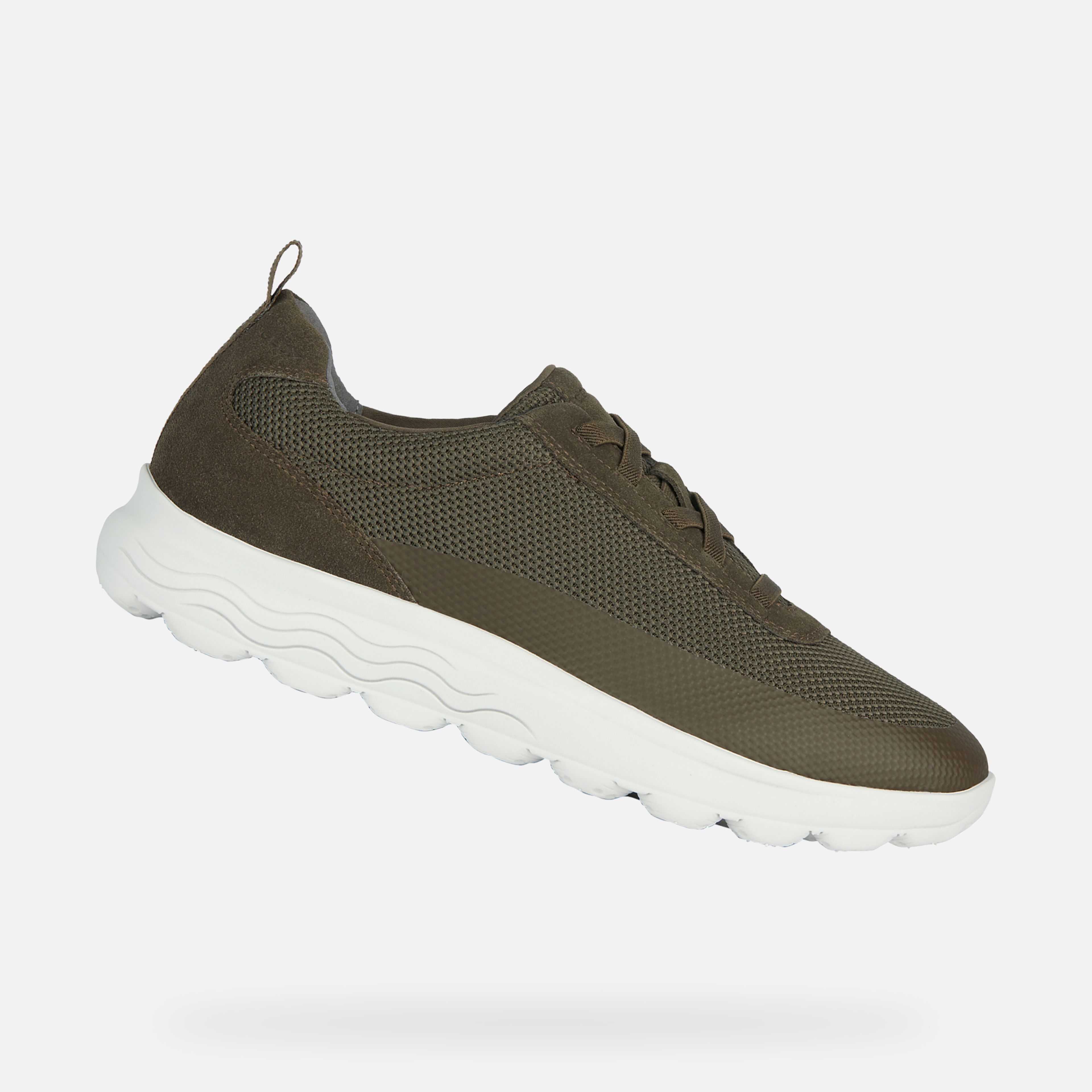 Khaki pánske tenisky Geox Spherica