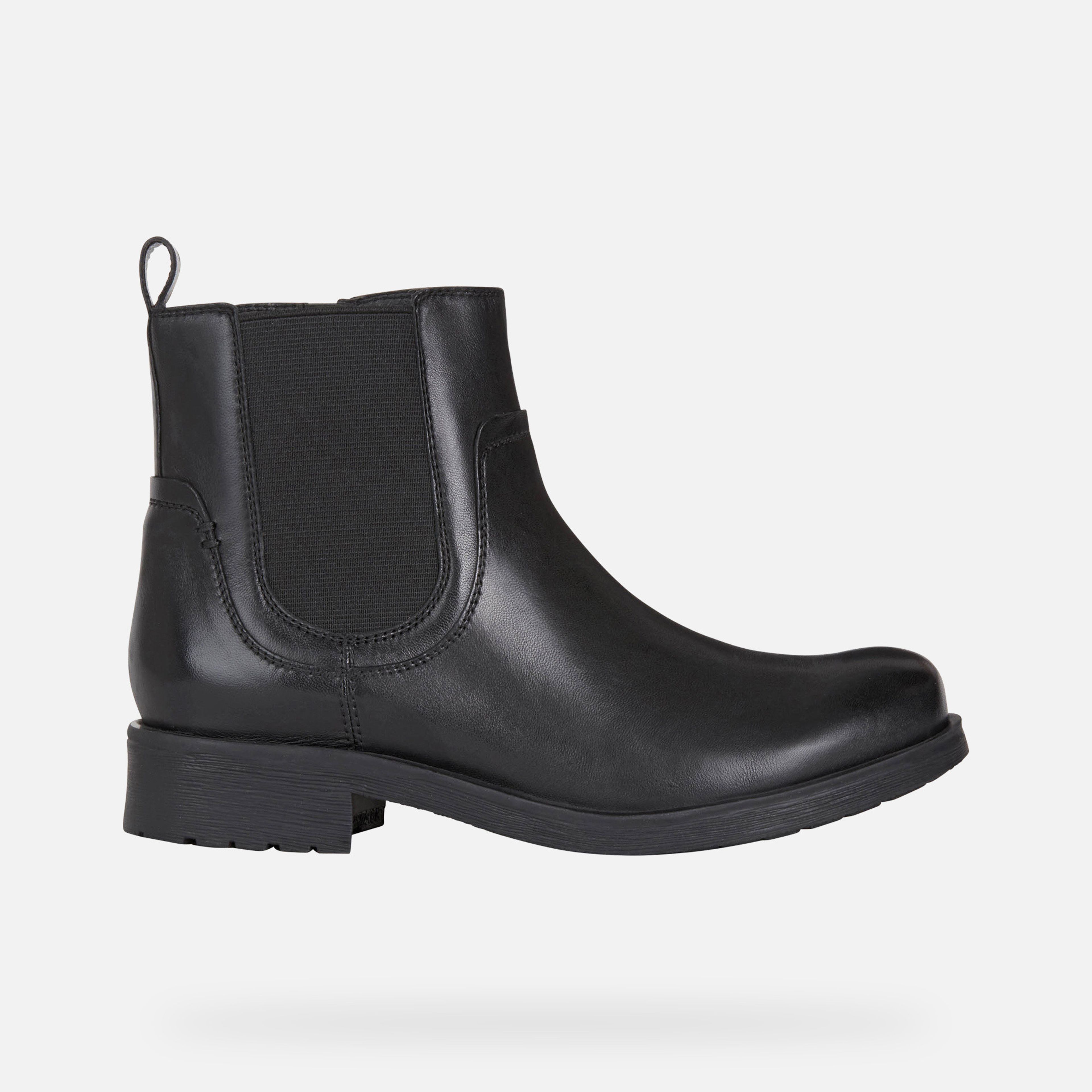 Ghete negre pentru femei Geox Rawelle - 002