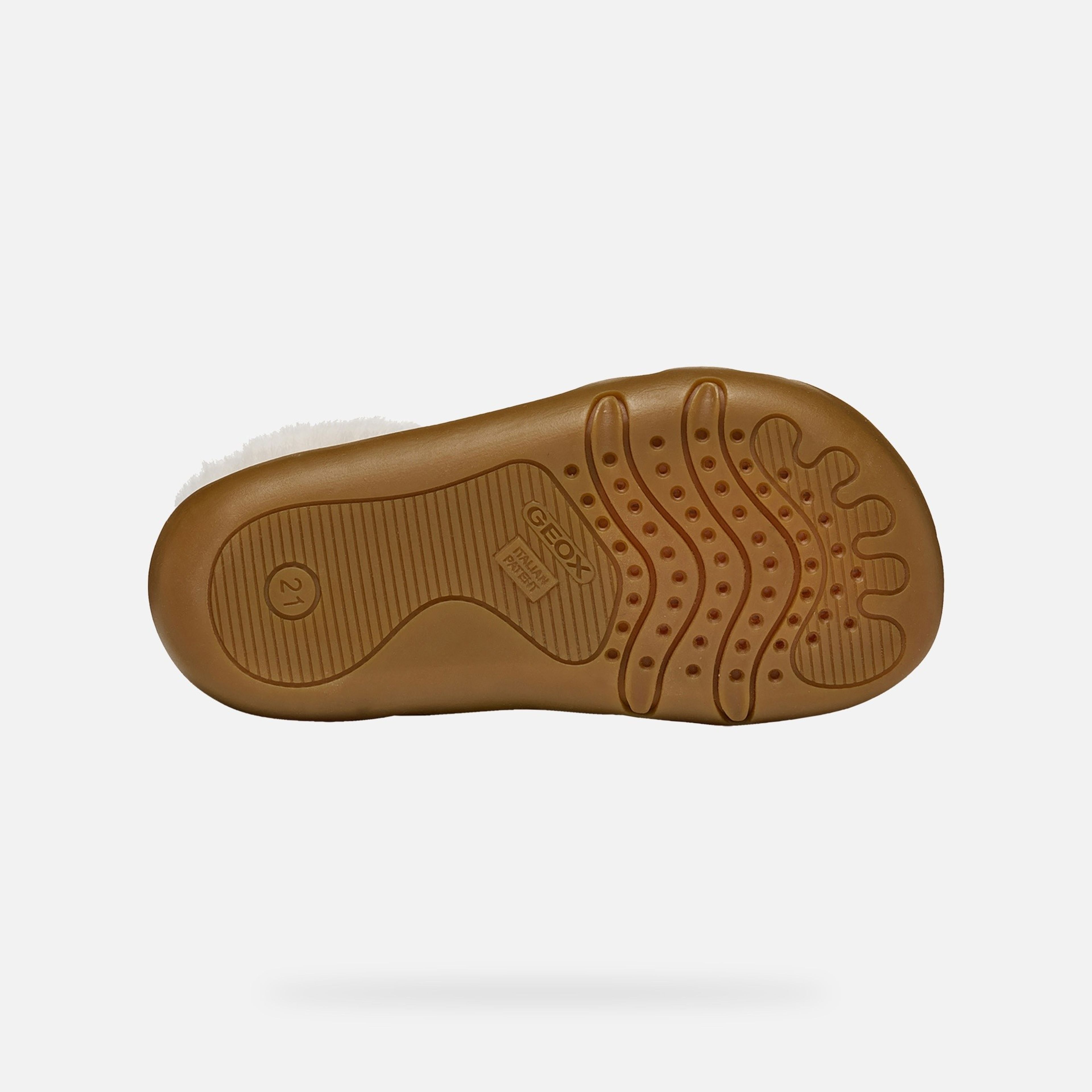 Hnědá dívčí barefoot kotníková obuv Geox Steppieup - 007