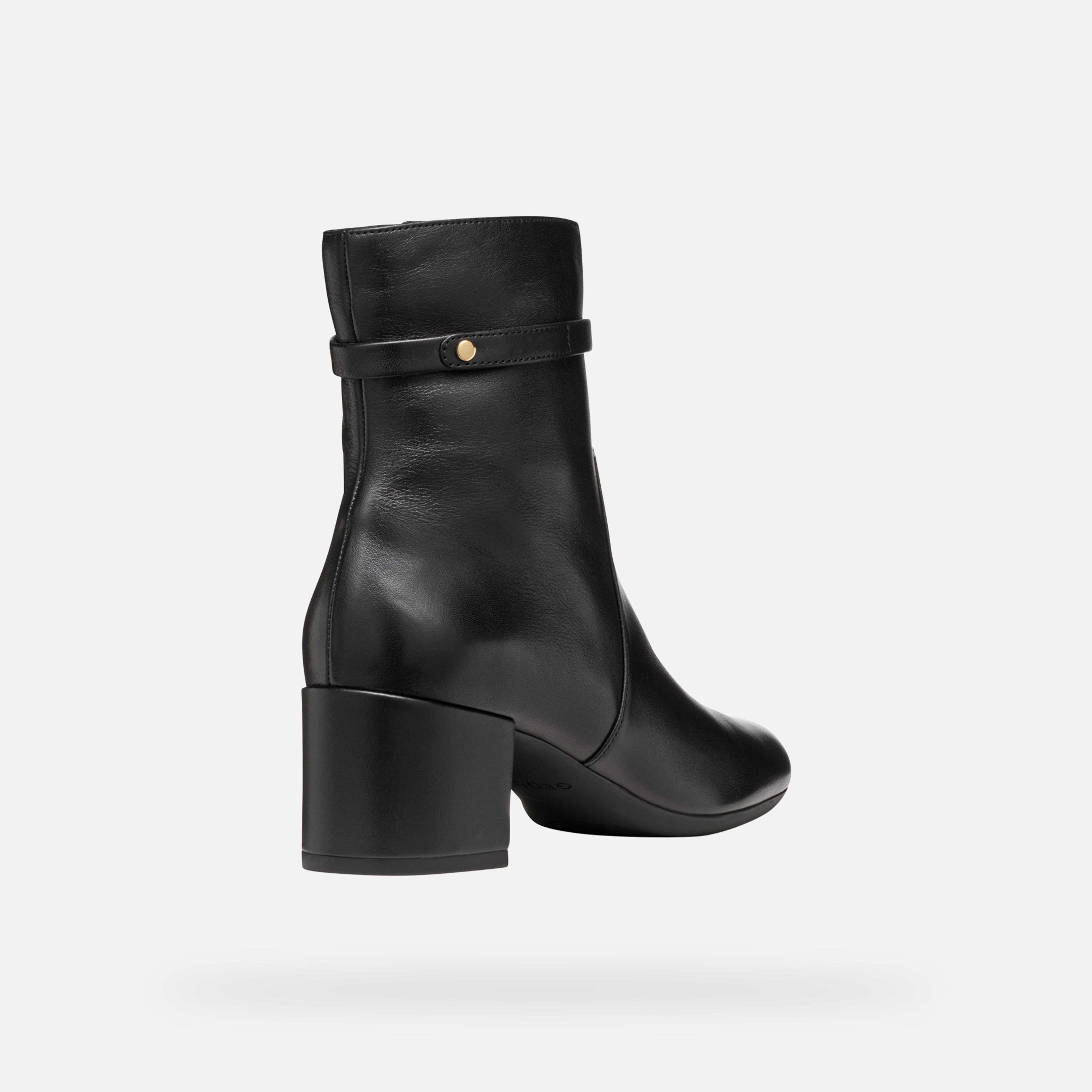 Černá dámská kotníková obuv Geox Eleana - 006