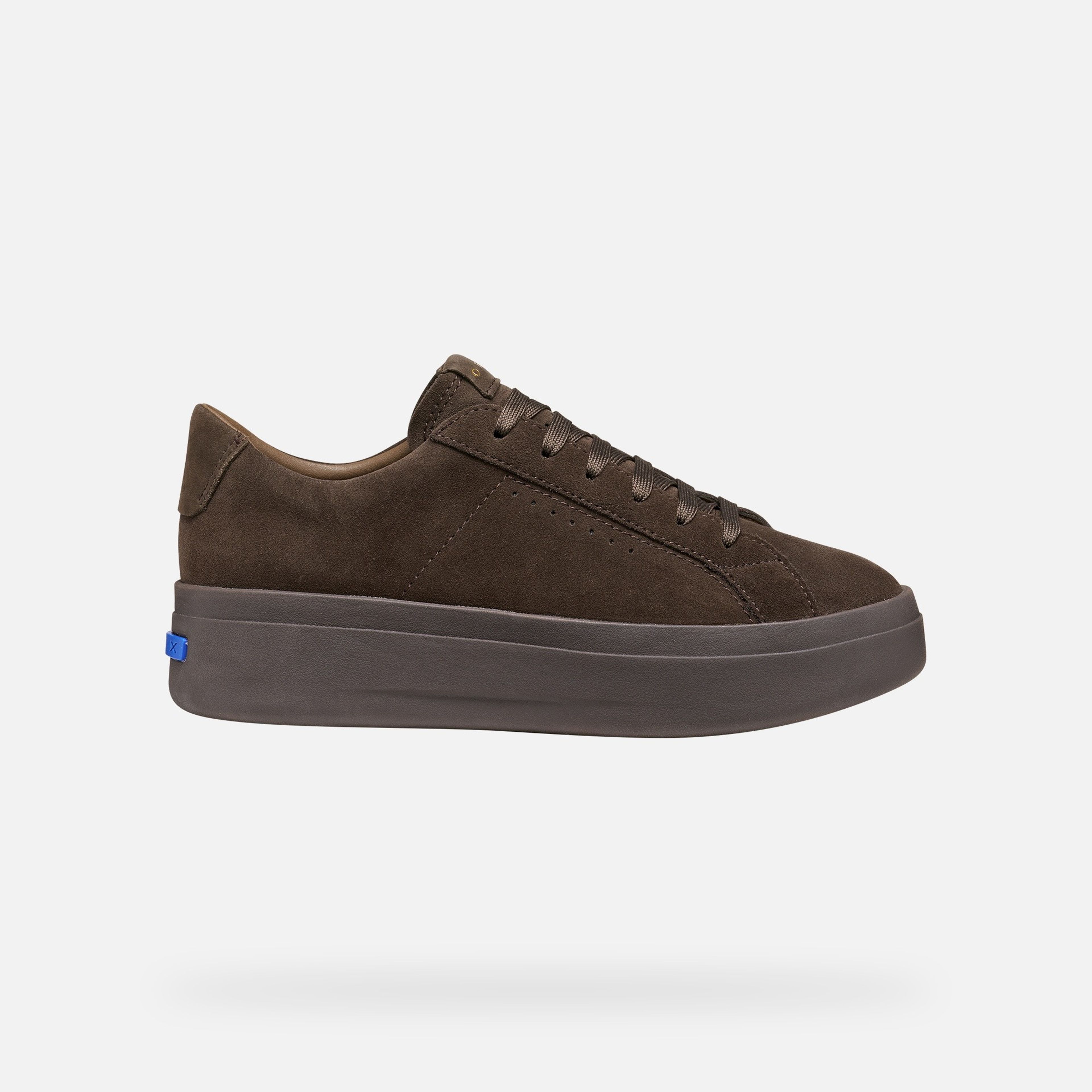 Tmavě hnědé dámské tenisky Geox Gxcp-03 - 002