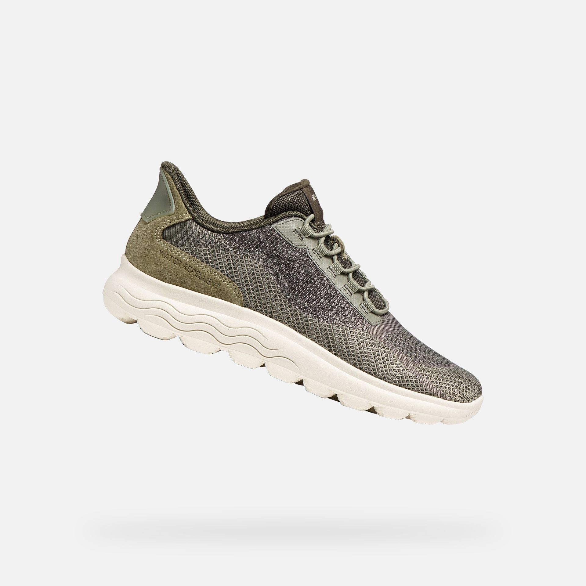 Sneakers verde deschis pentru femei Geox Spherica Plus WR - 001