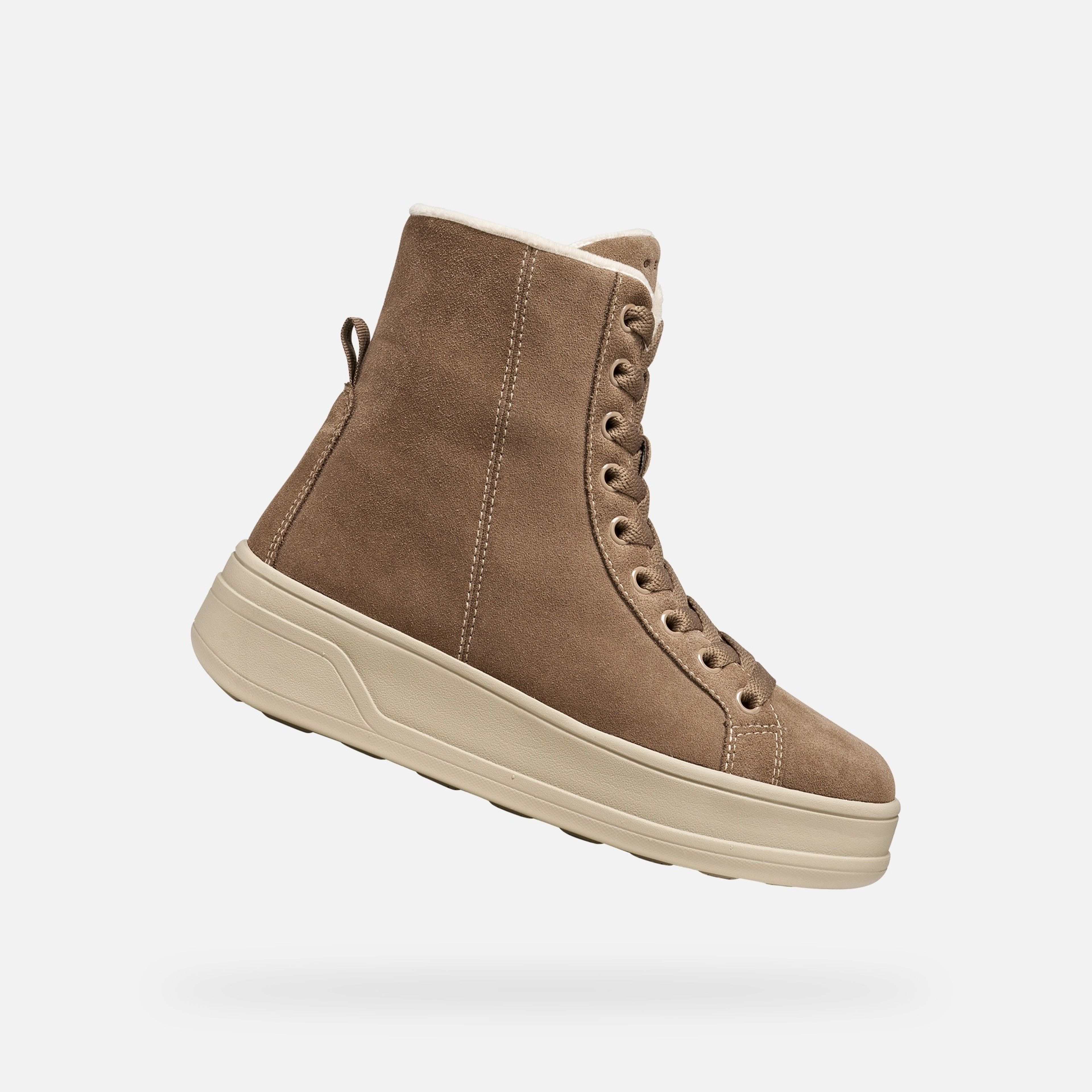 Ghete maro pentru femei Geox Spherica Ecub-2 - 001