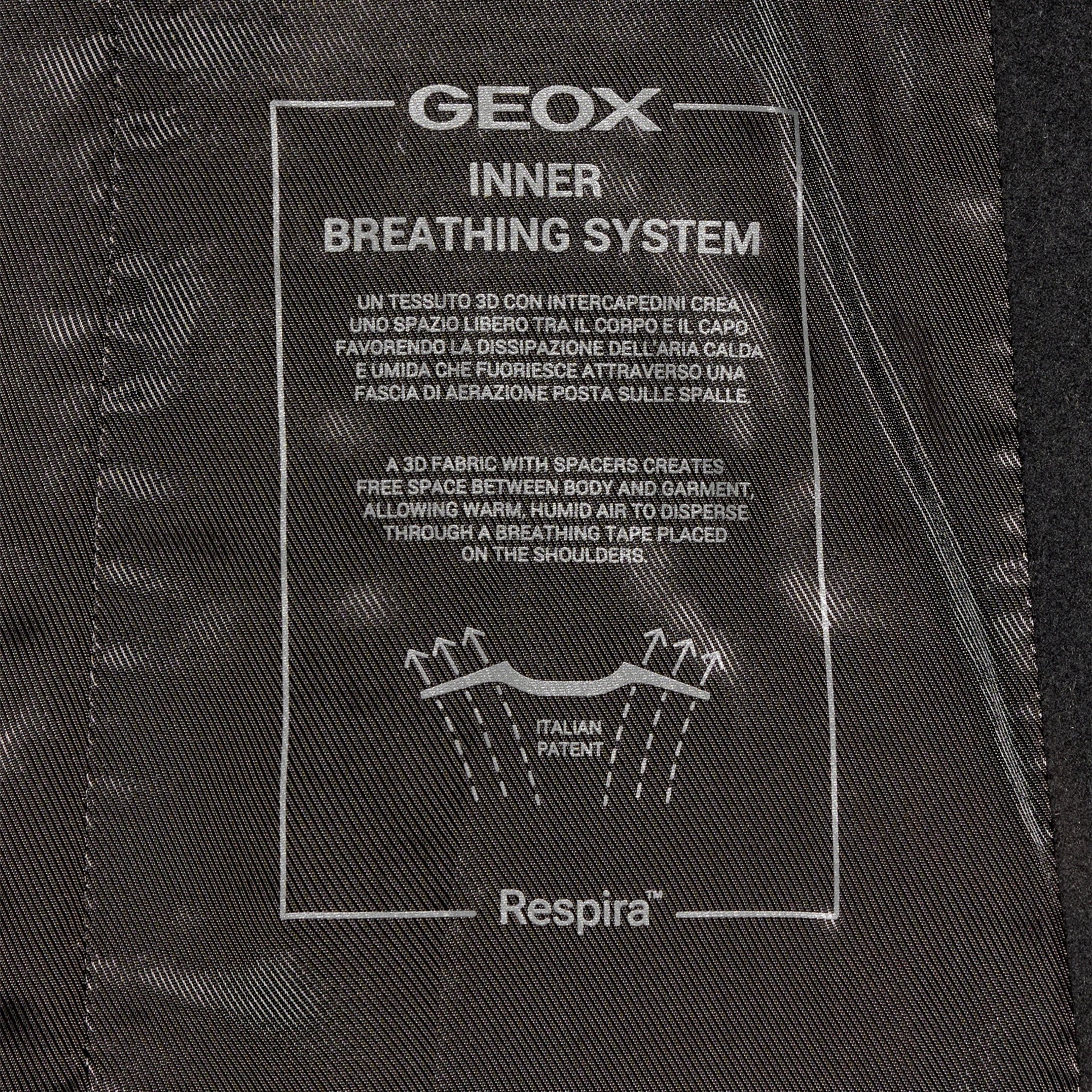 Čierny dámsky kabát Geox Rawelle - 011