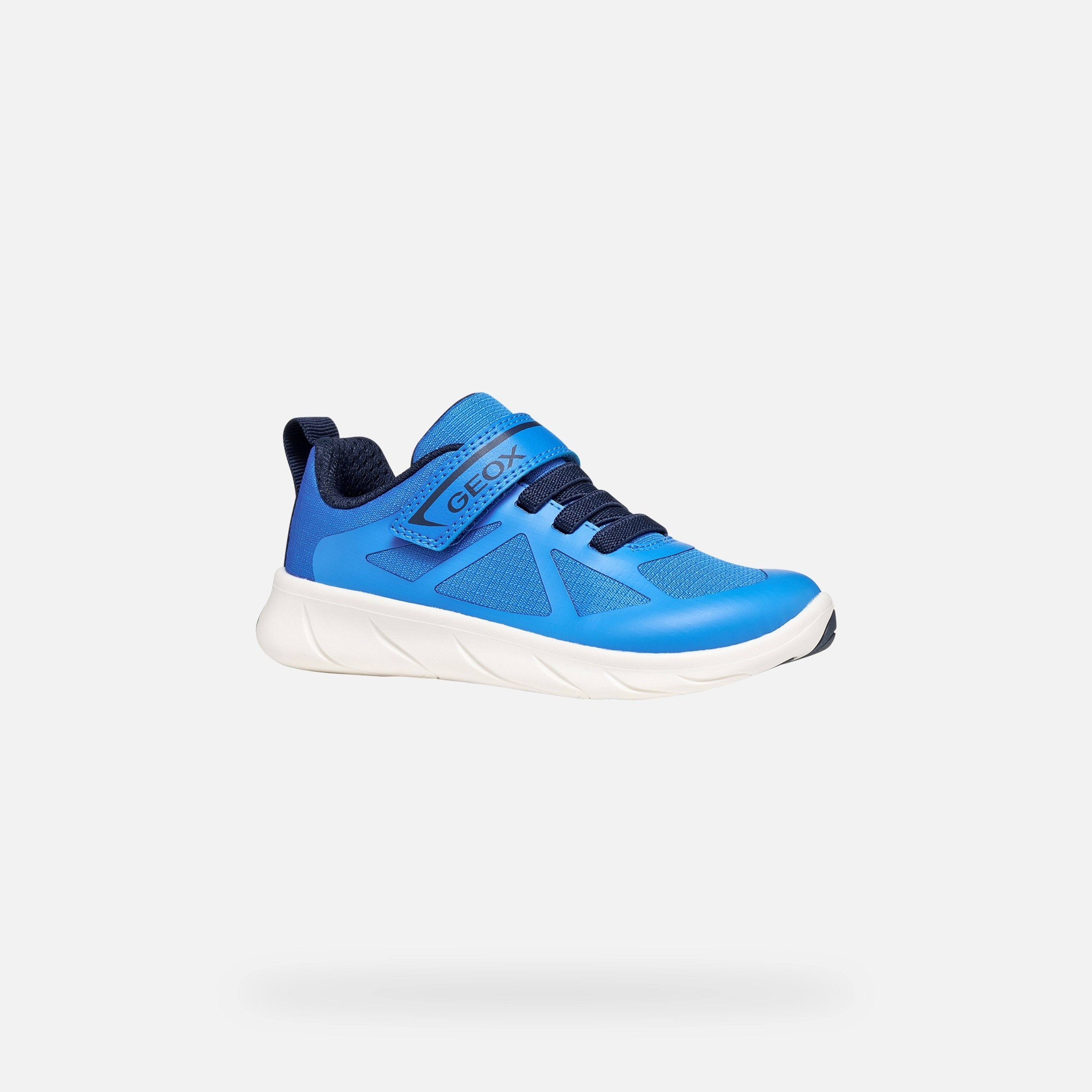 Jasnoniebieskie chłopięce sneakersy barefoot Geox Foot-run - 003