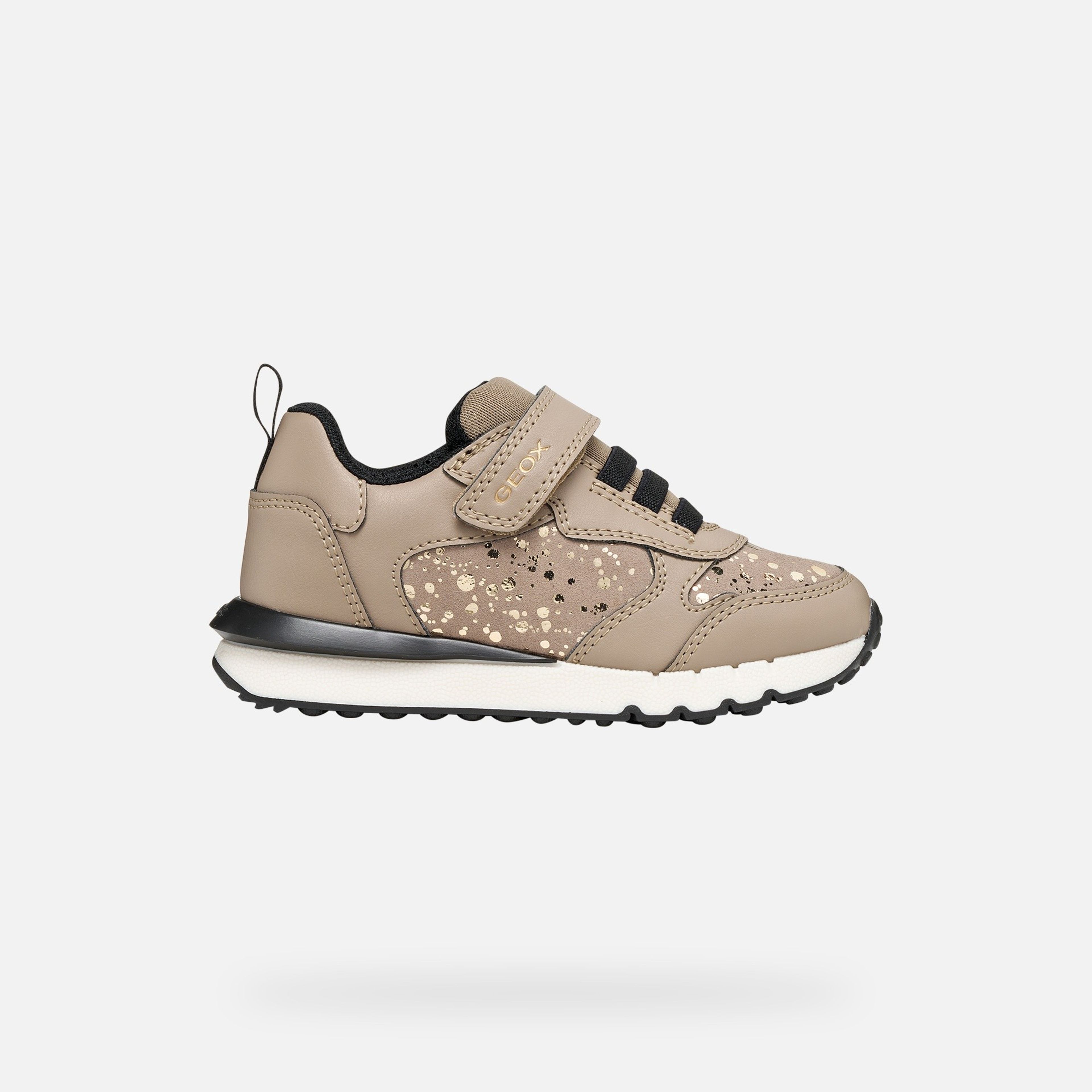 Béžové dievčenské tenisky Geox Fastics - 002