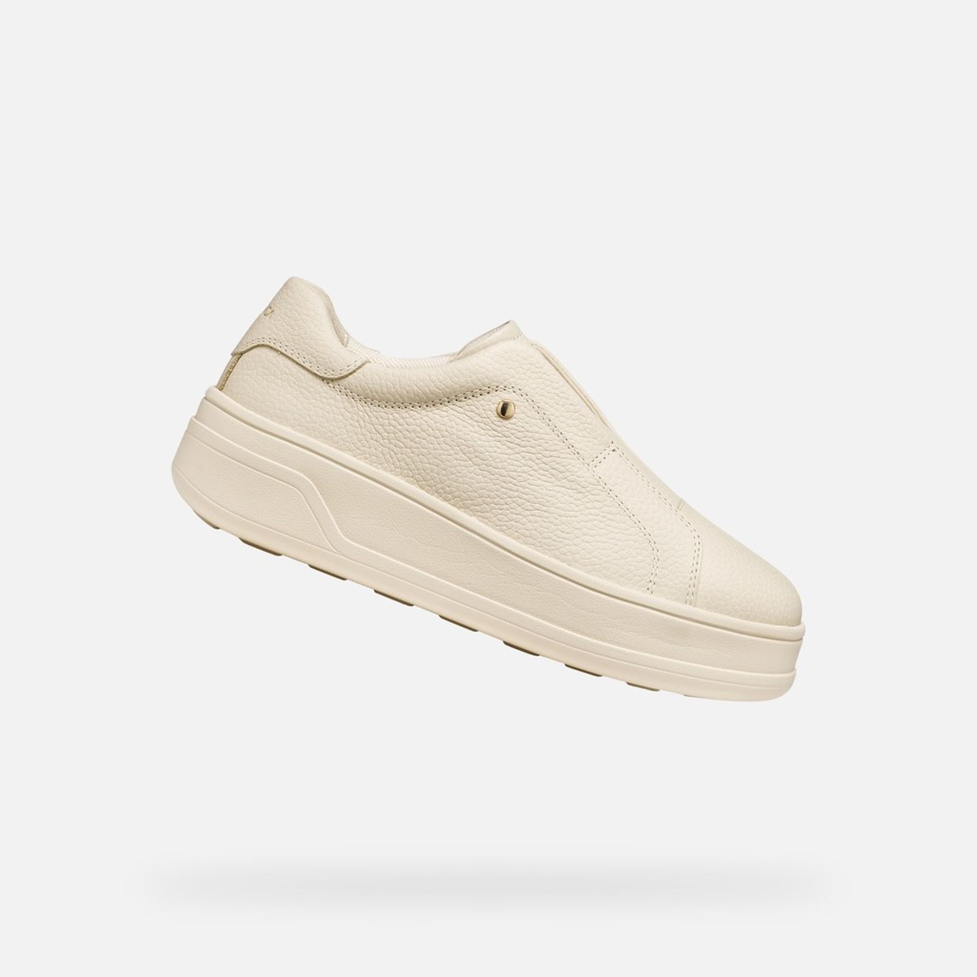 Krémové dámské tenisky Geox Spherica Ecub-2 - 001