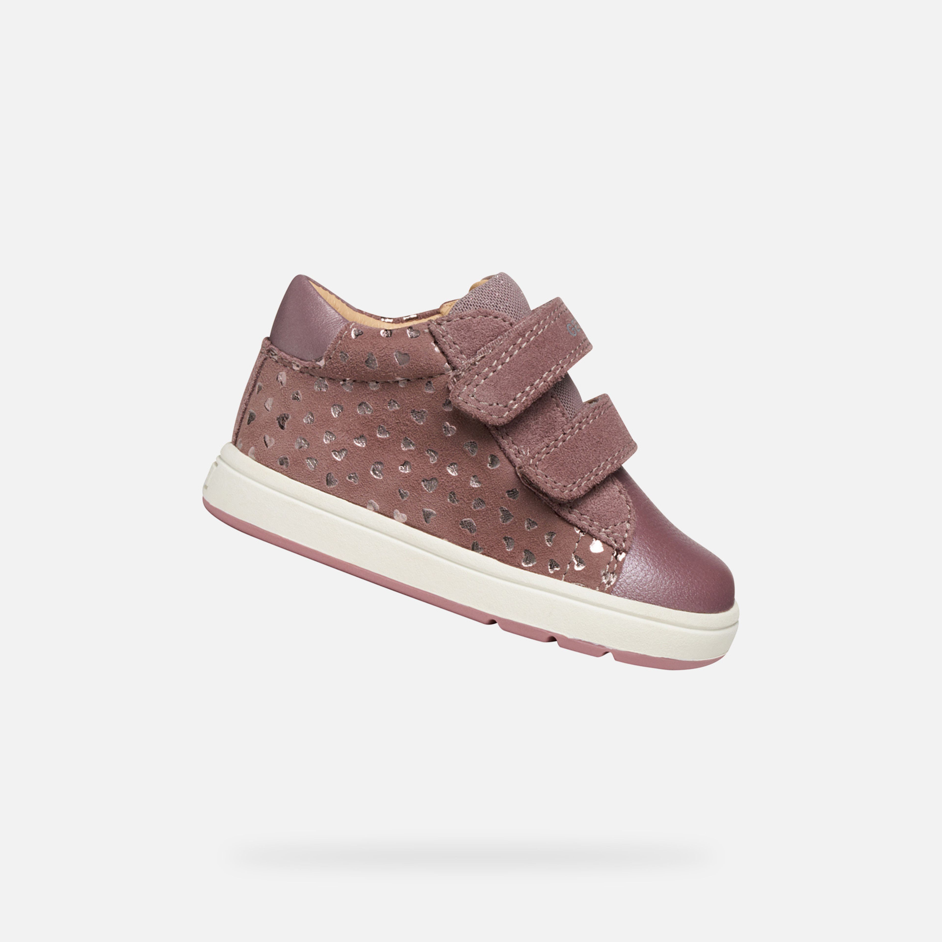 Pierwsze kroki dziewcząt Geox Biglia Old Pink - 001