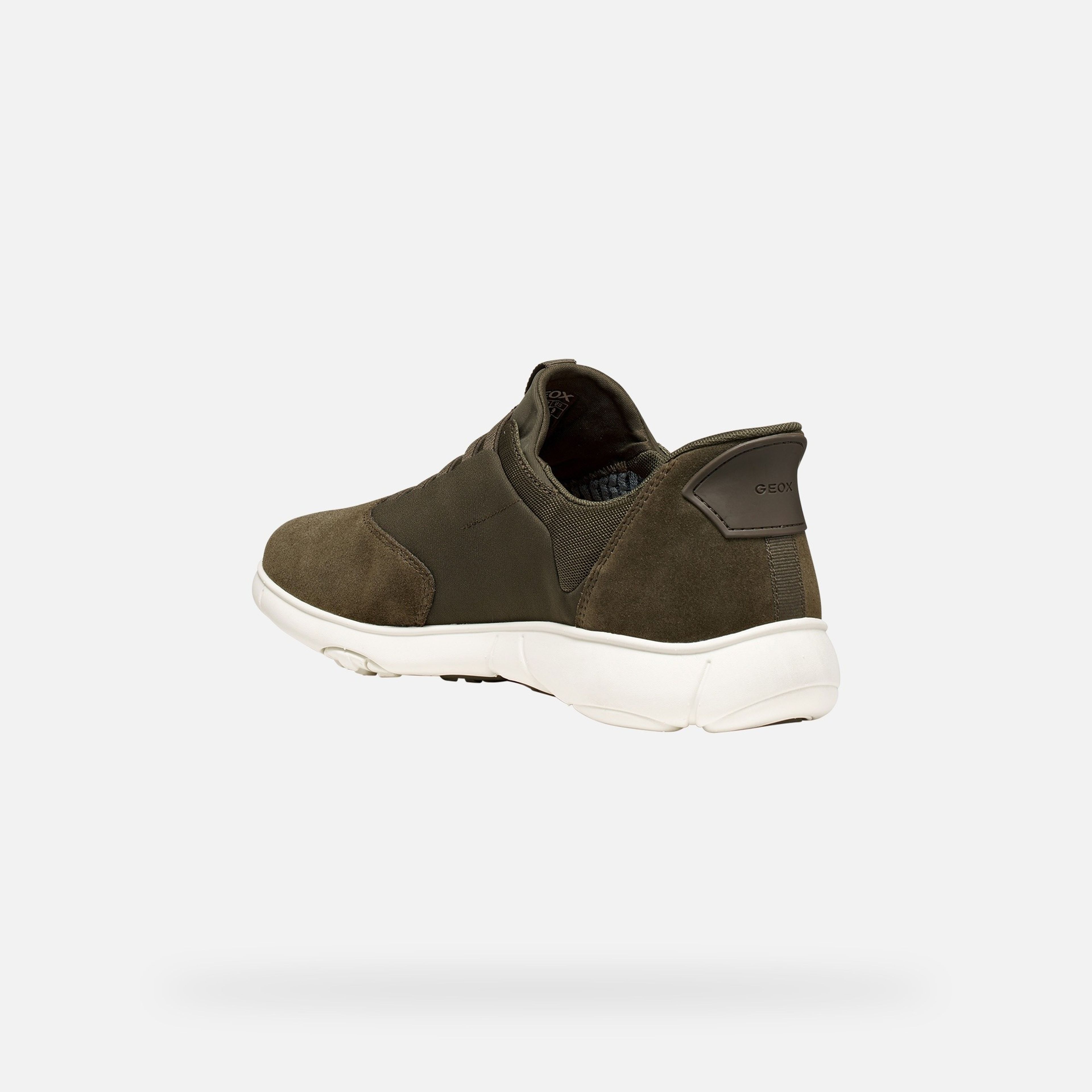 Khaki pánské tenisky Geox Nebula 2.0 Plus Fast in - 004