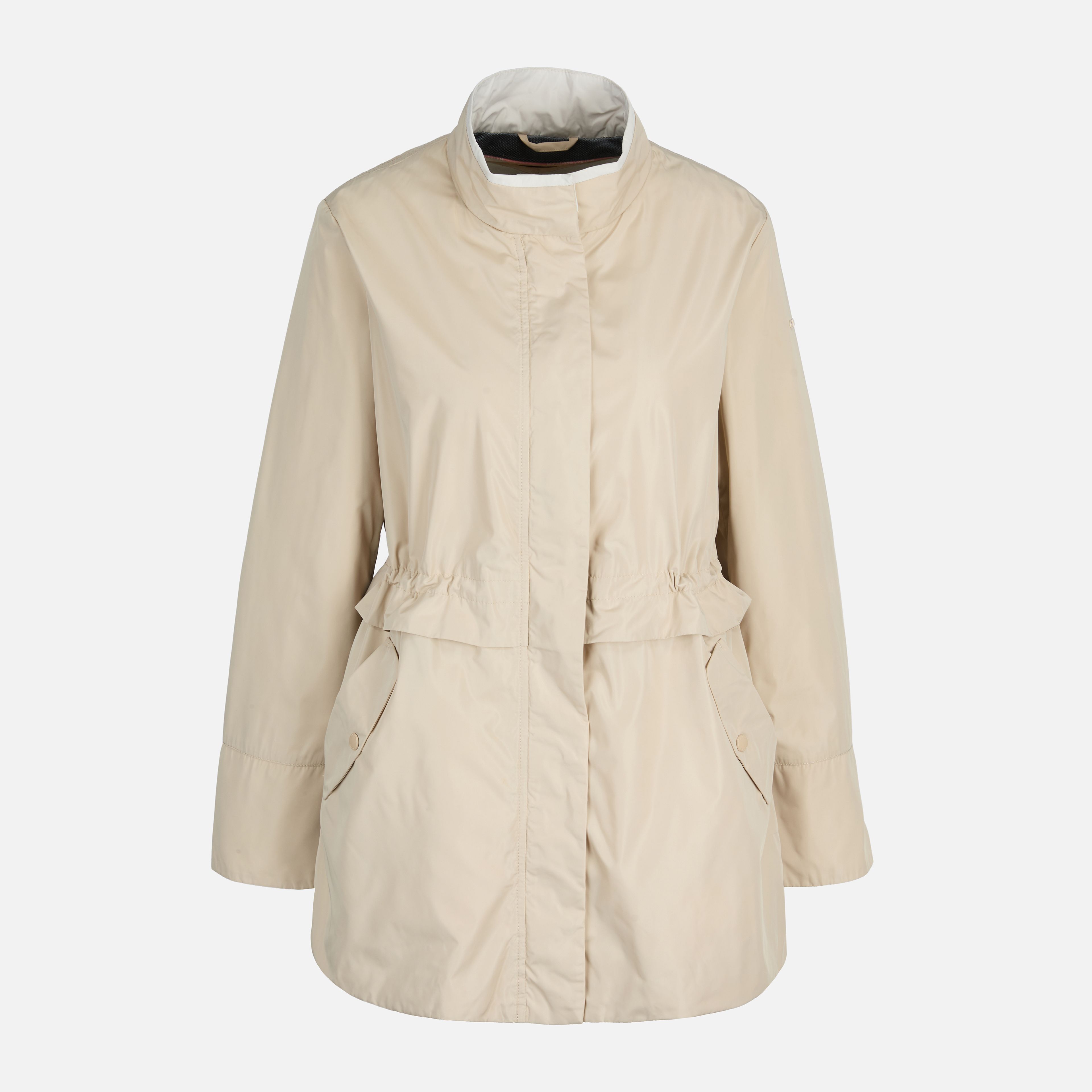 Béžová dámska bunda Geox Maryemy