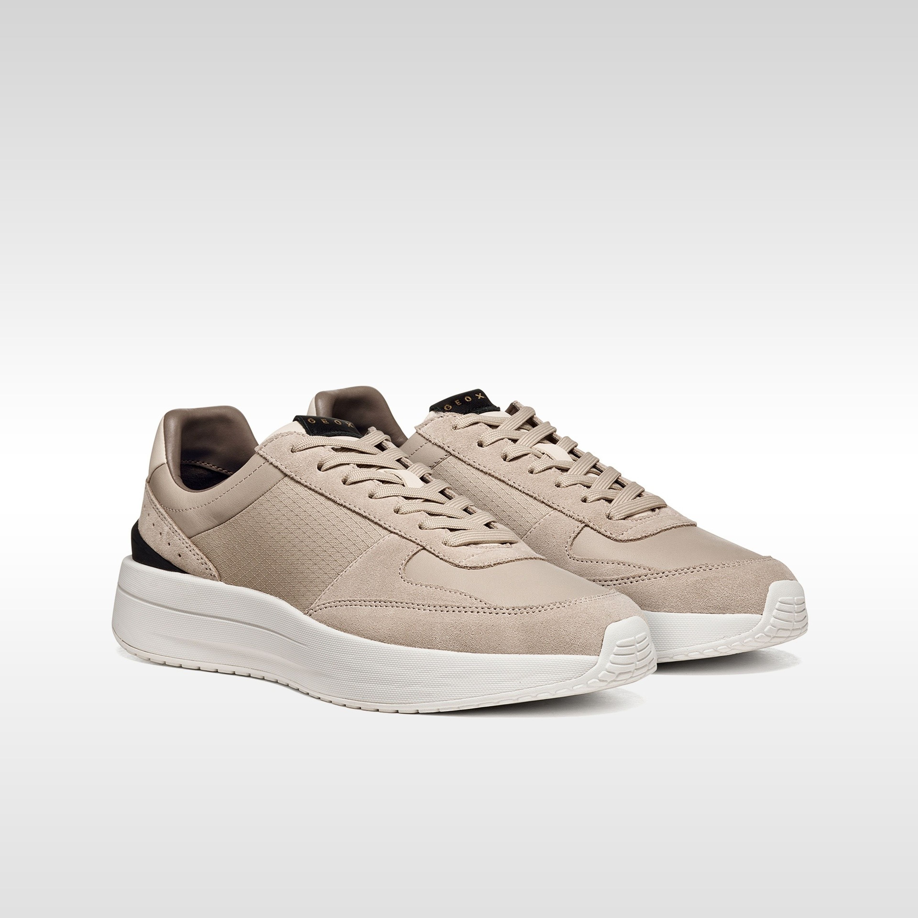 Béžové pánské tenisky Geox GXRN-01 - 008