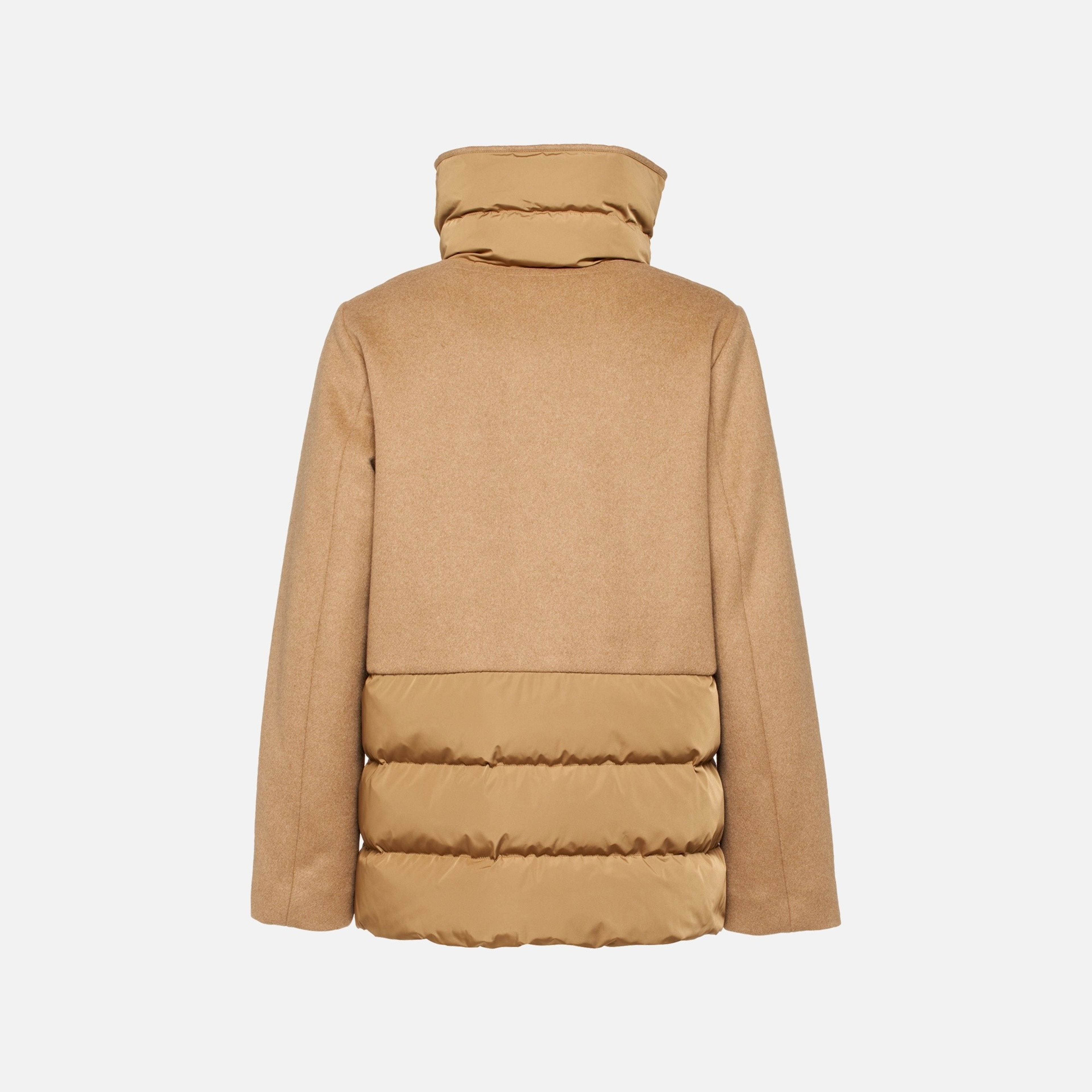 Hnedý dámsky kabát Geox Pluette - 007