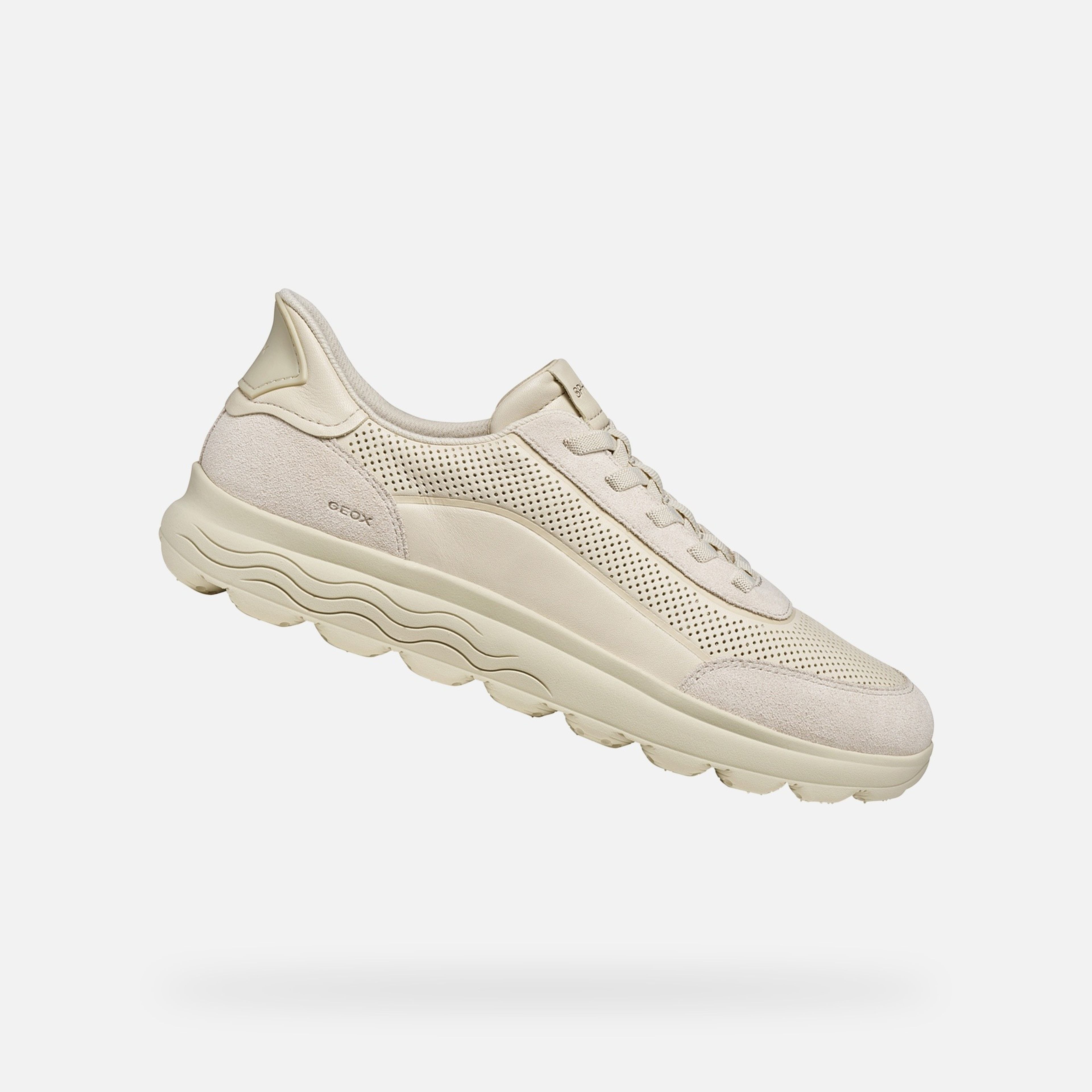 Krémové pánské tenisky Geox Spherica Plus Fast in