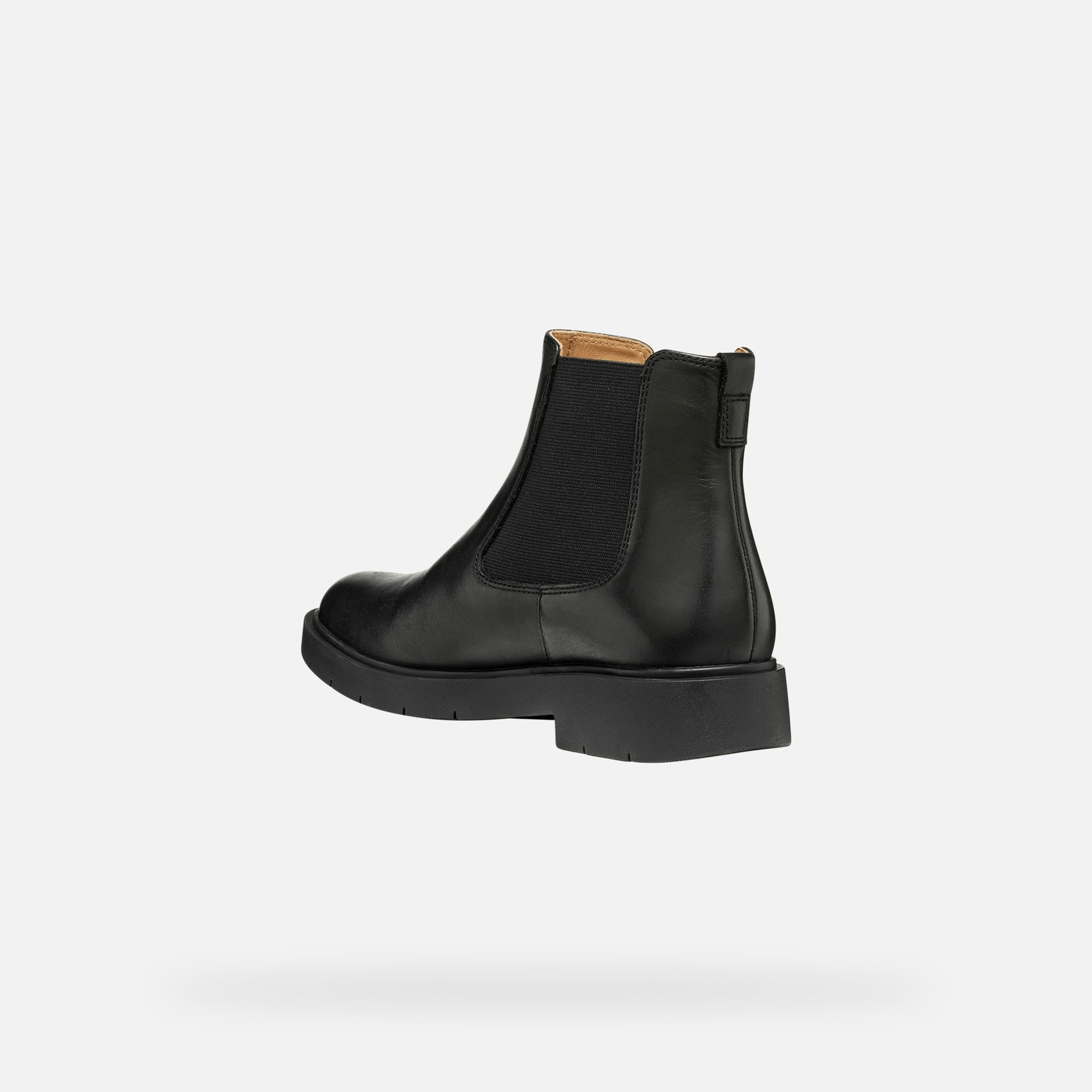 Čierna dámska členková obuv Geox Spherica Ec1 - 004