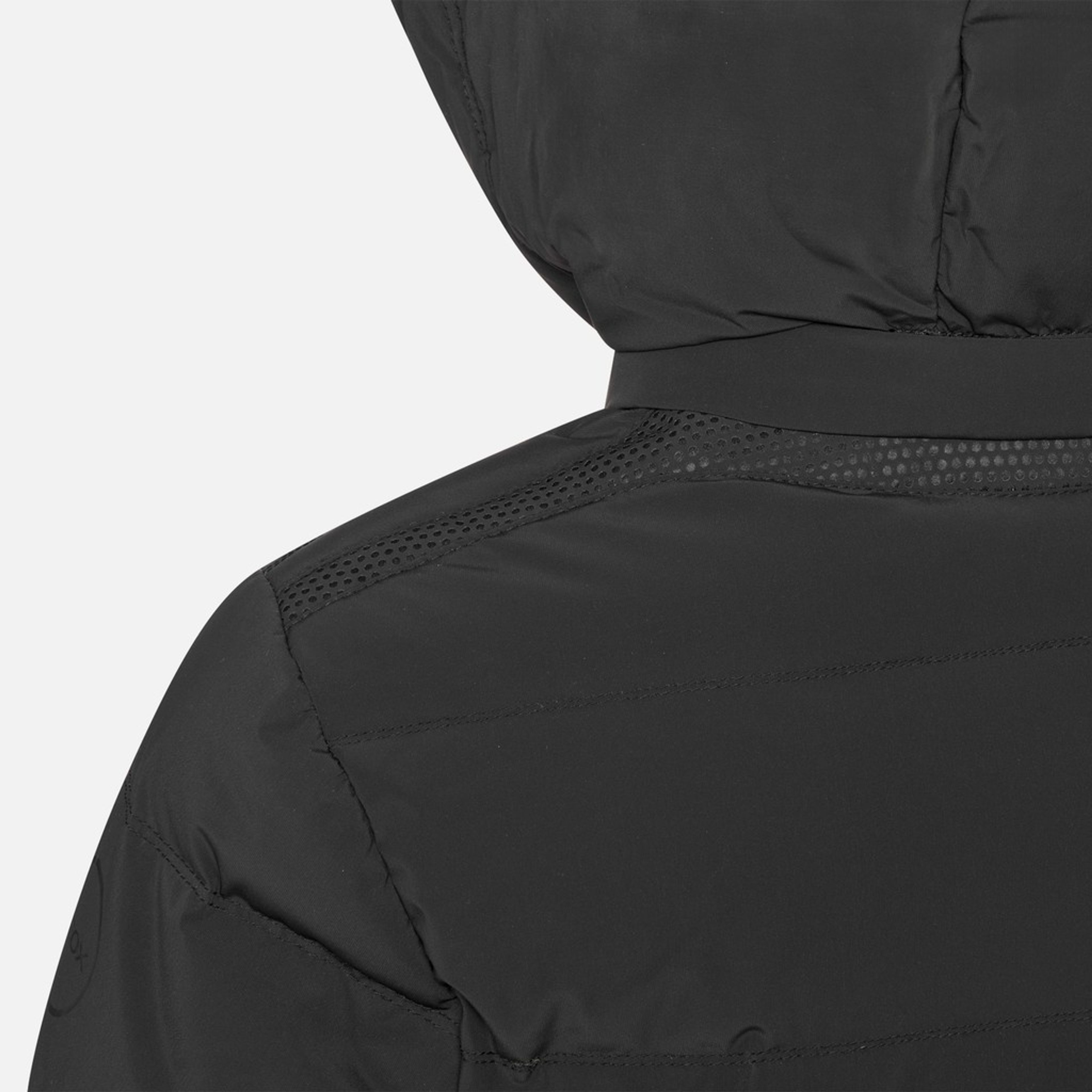 Черно дамско пухено яке Geox Spherica - 005
