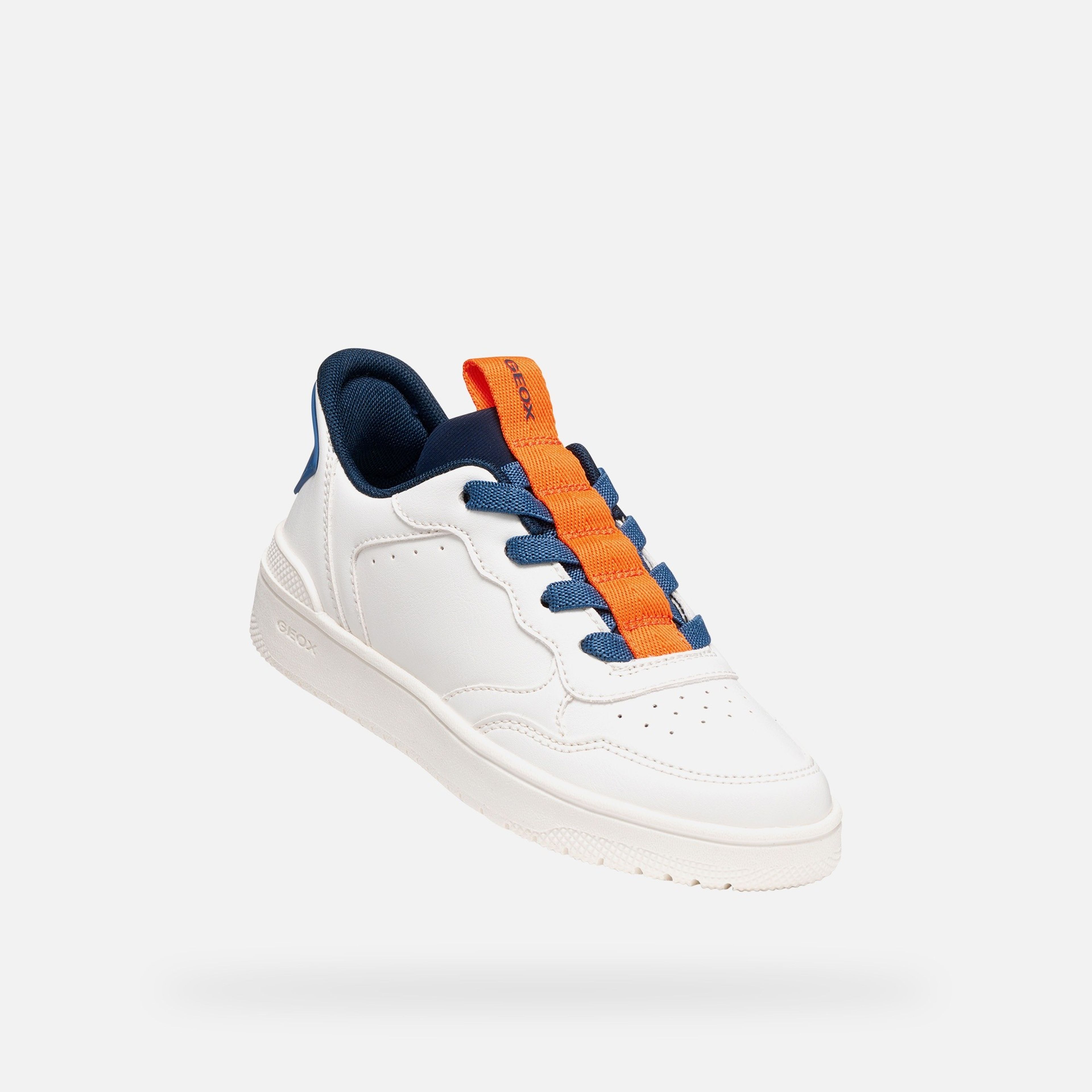 Bílé chlapecké tenisky Geox Washi-ba Fast in - 005