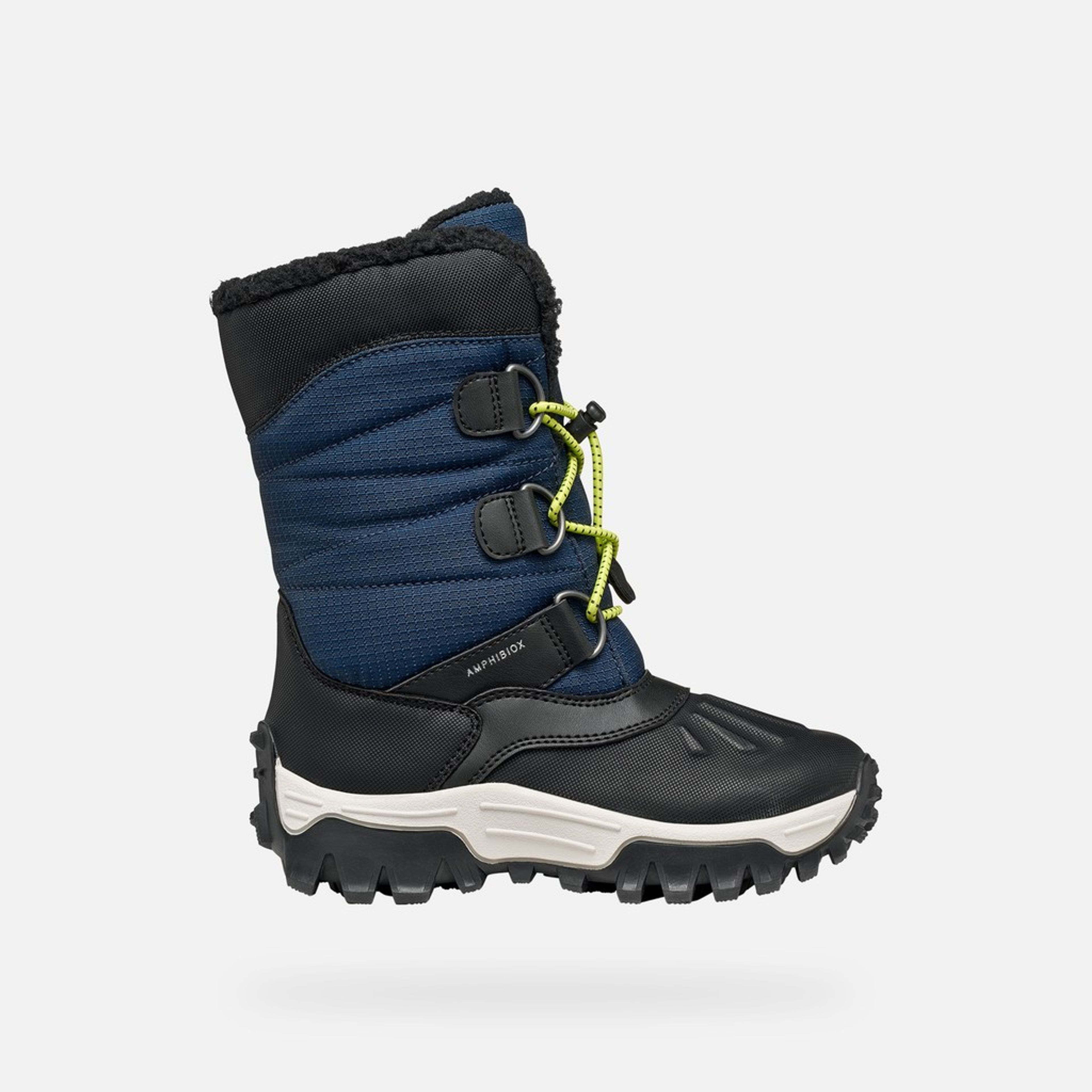Tmavě modrá chlapecká zimní obuv Geox Himalaya B ABX - 002