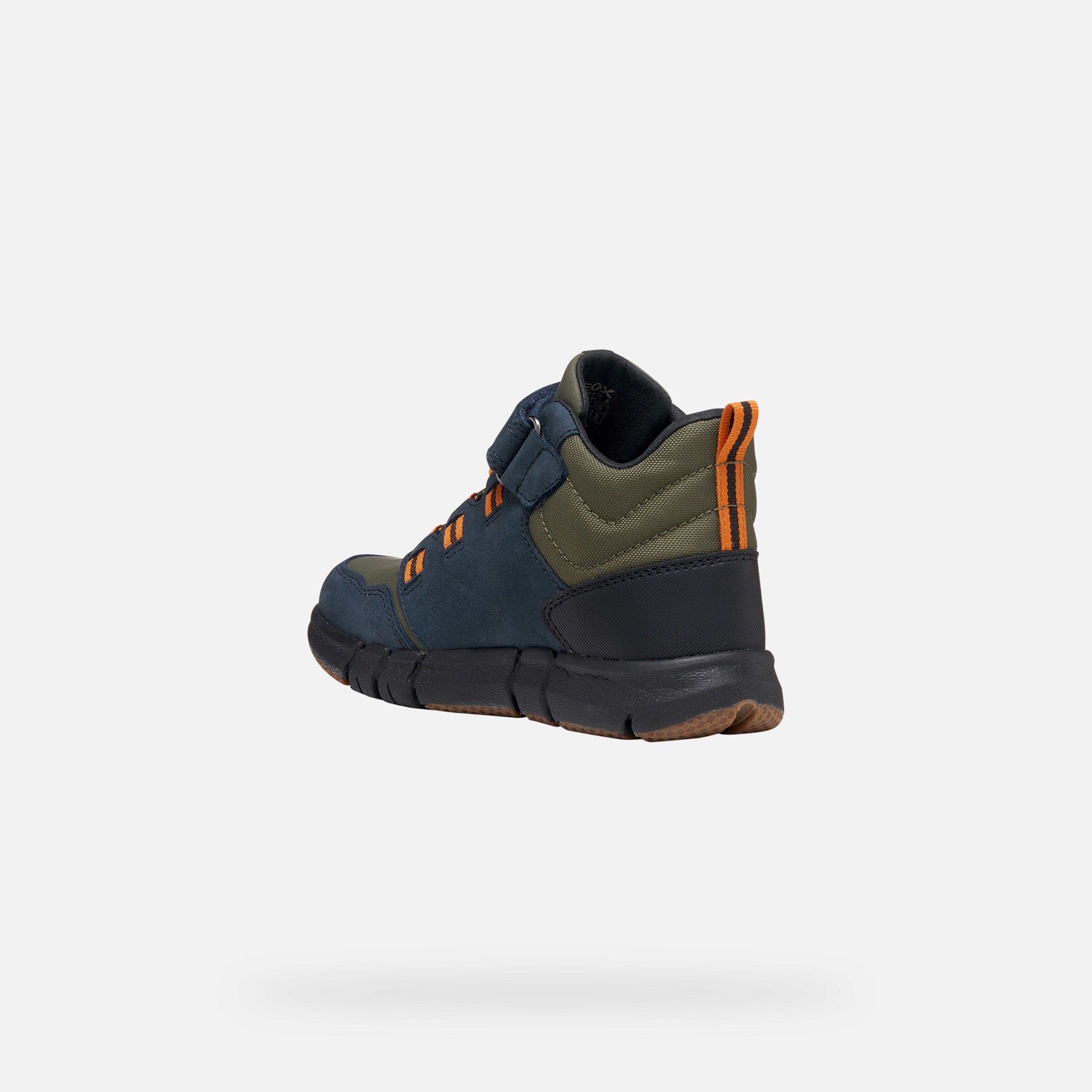 Granatowe buty za kostkę chłopięce Geox Flexyper B ABX - 004