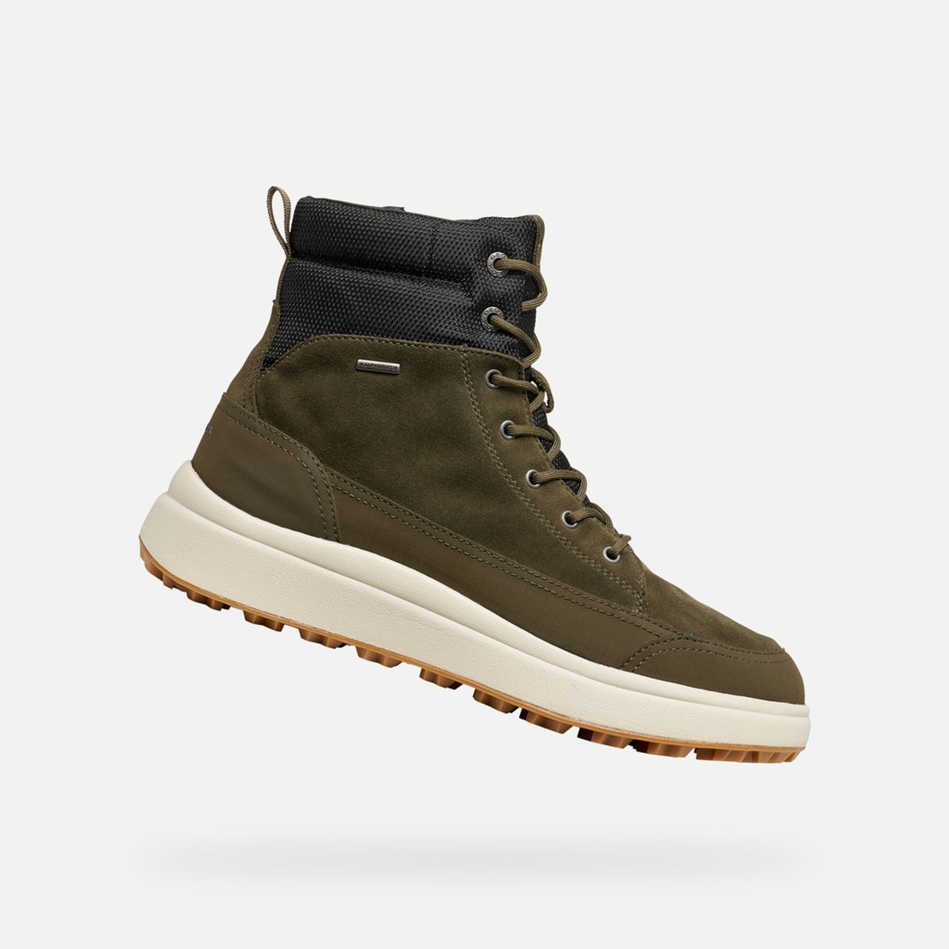 Khaki pánská kotníková obuv Geox Granito + Grip B A - 001