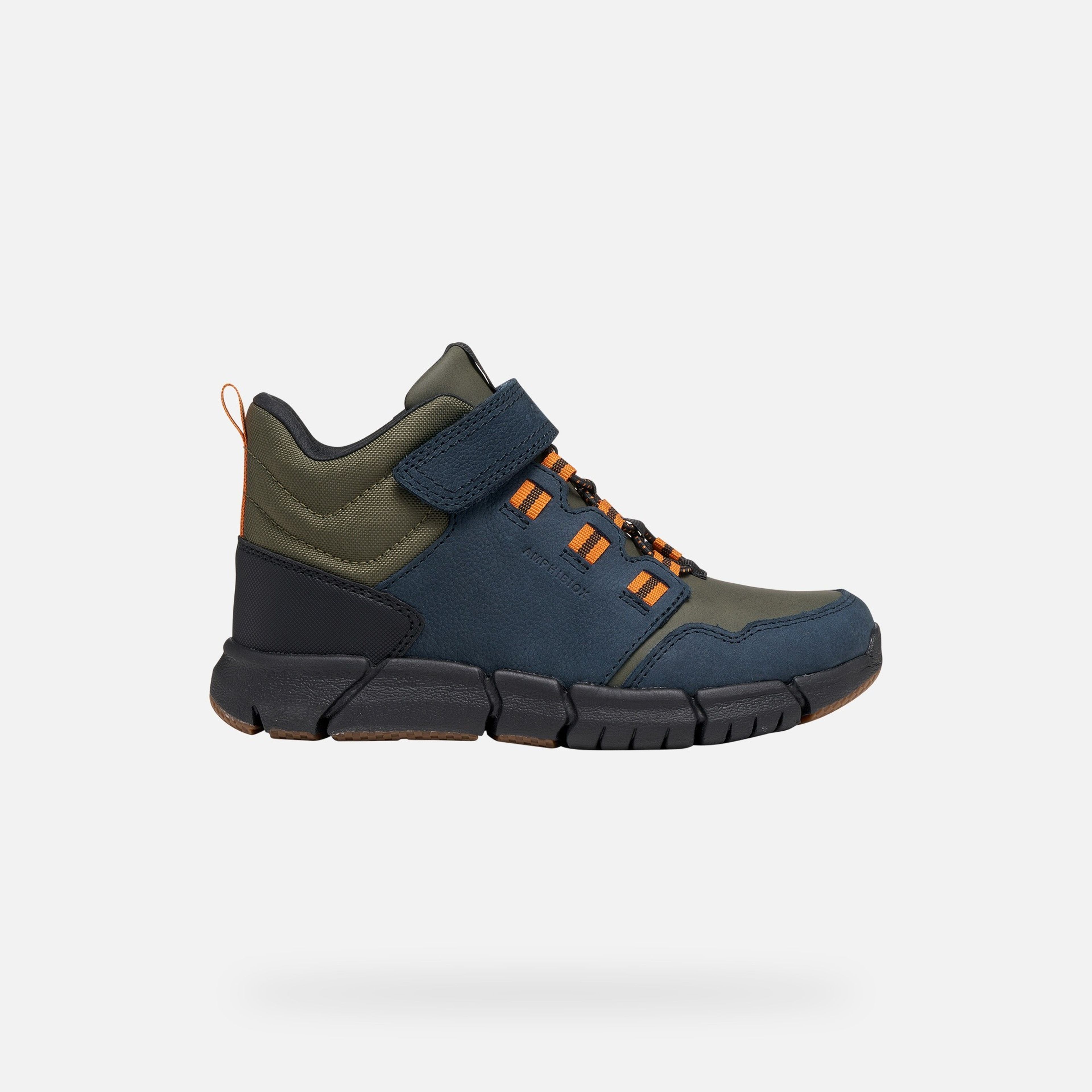 Granatowe buty za kostkę chłopięce Geox Flexyper B ABX - 002