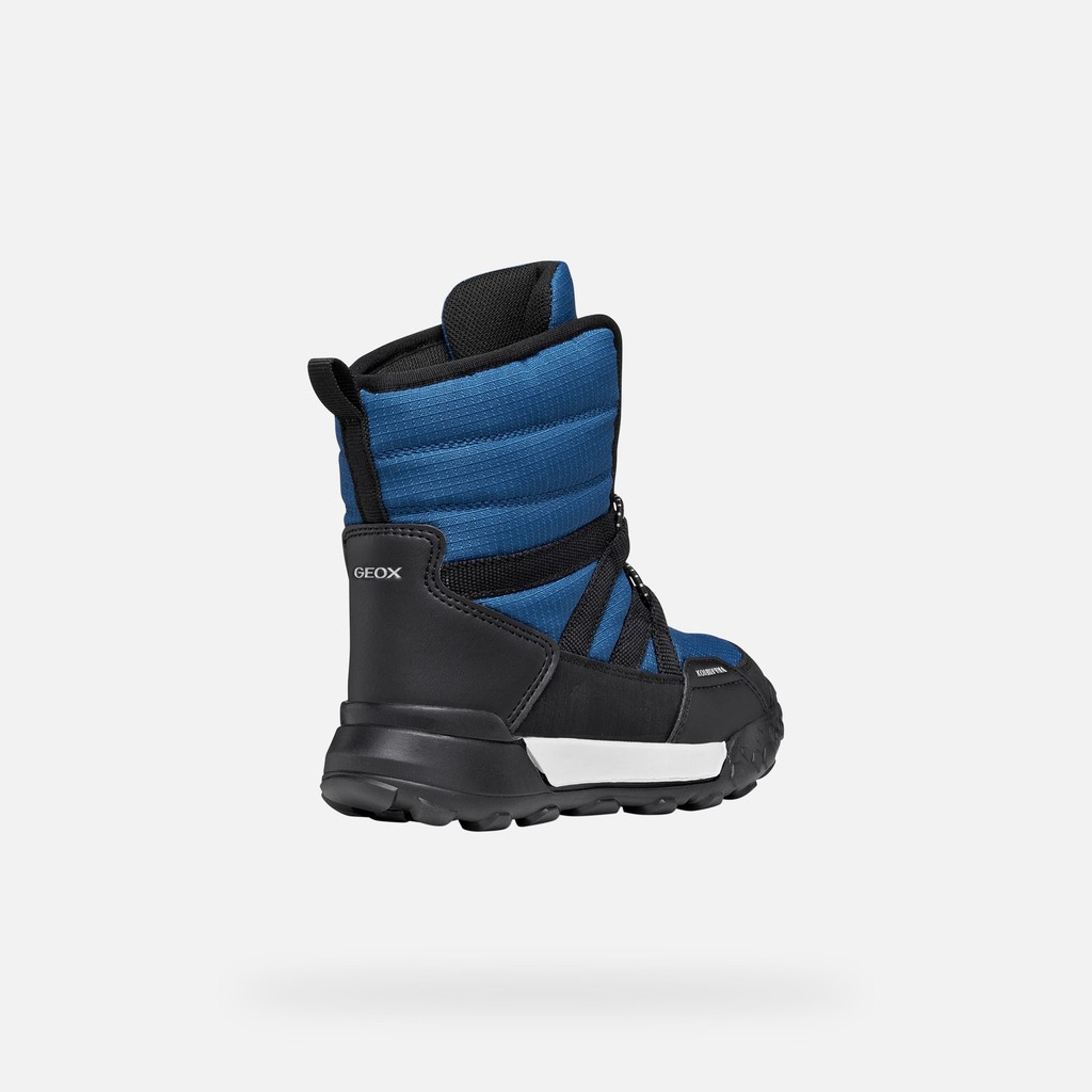 Modrá zateplená chlapecká zimní obuv Geox Trekkyup - 005