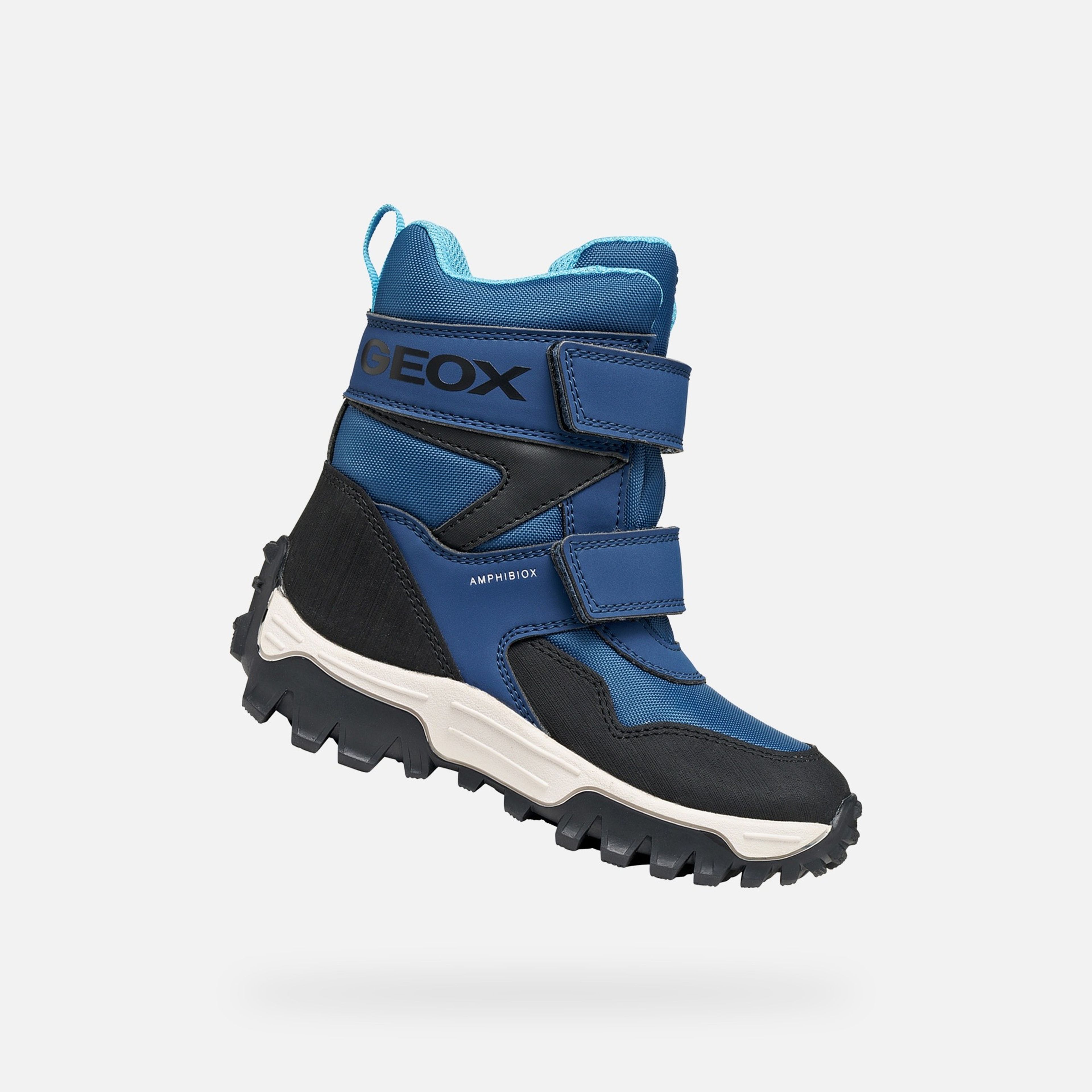 Modrá chlapecká zimní obuv Geox Himalaya B ABX - 001