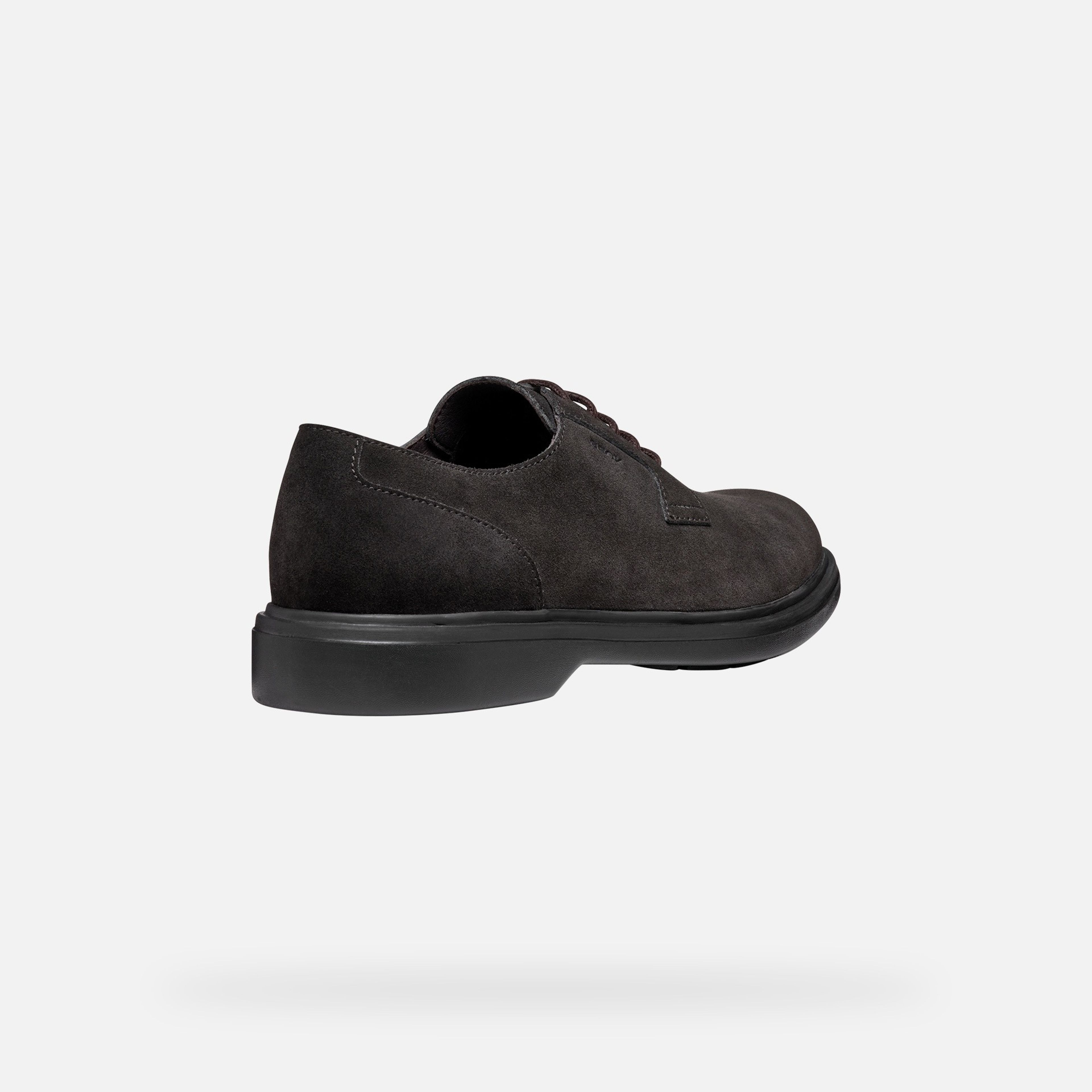 Ciemnobrązowe męskie buty wizytowe Geox Ottavio - 005