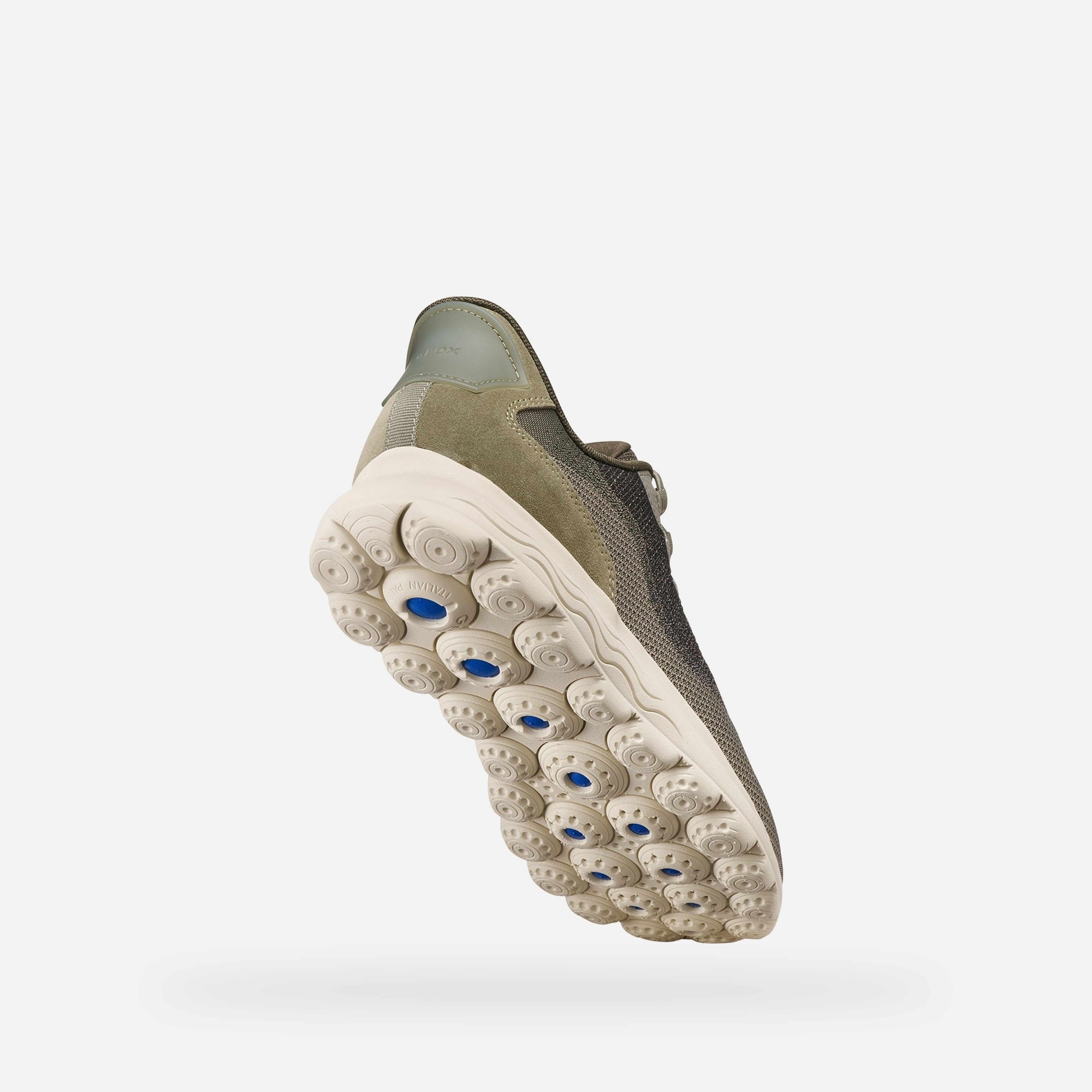 Sneakers verde deschis pentru femei Geox Spherica Plus WR - 010